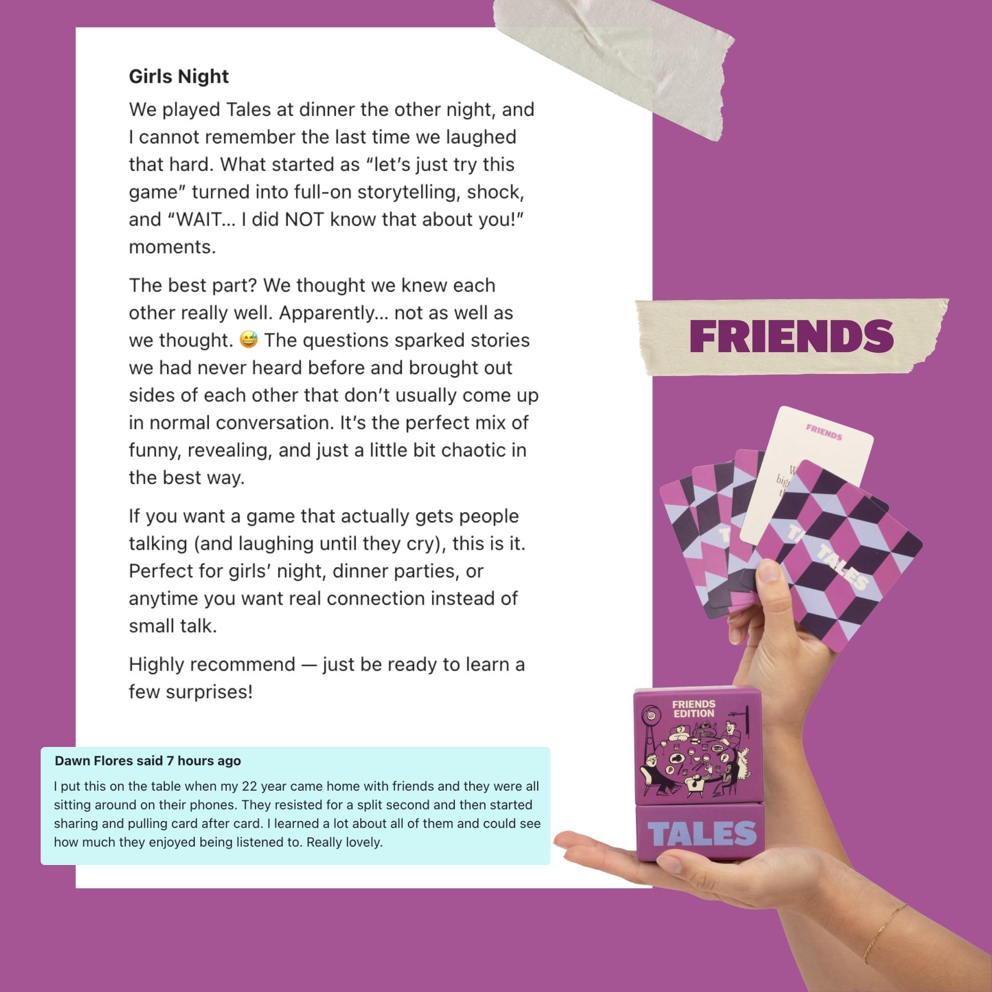 TALES 150 Life Story Interview Kit, Conversation Cards, for Grandparents, Parents, Families, Adults, Game Night, Road Trips, Dinner Table, Getting to Know You (New Edition)