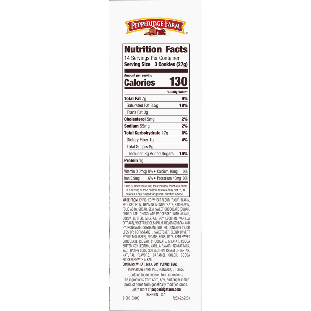 Pepperidge Farm Chocolate Collection, 7 Cookie Varieties, 13-oz Box