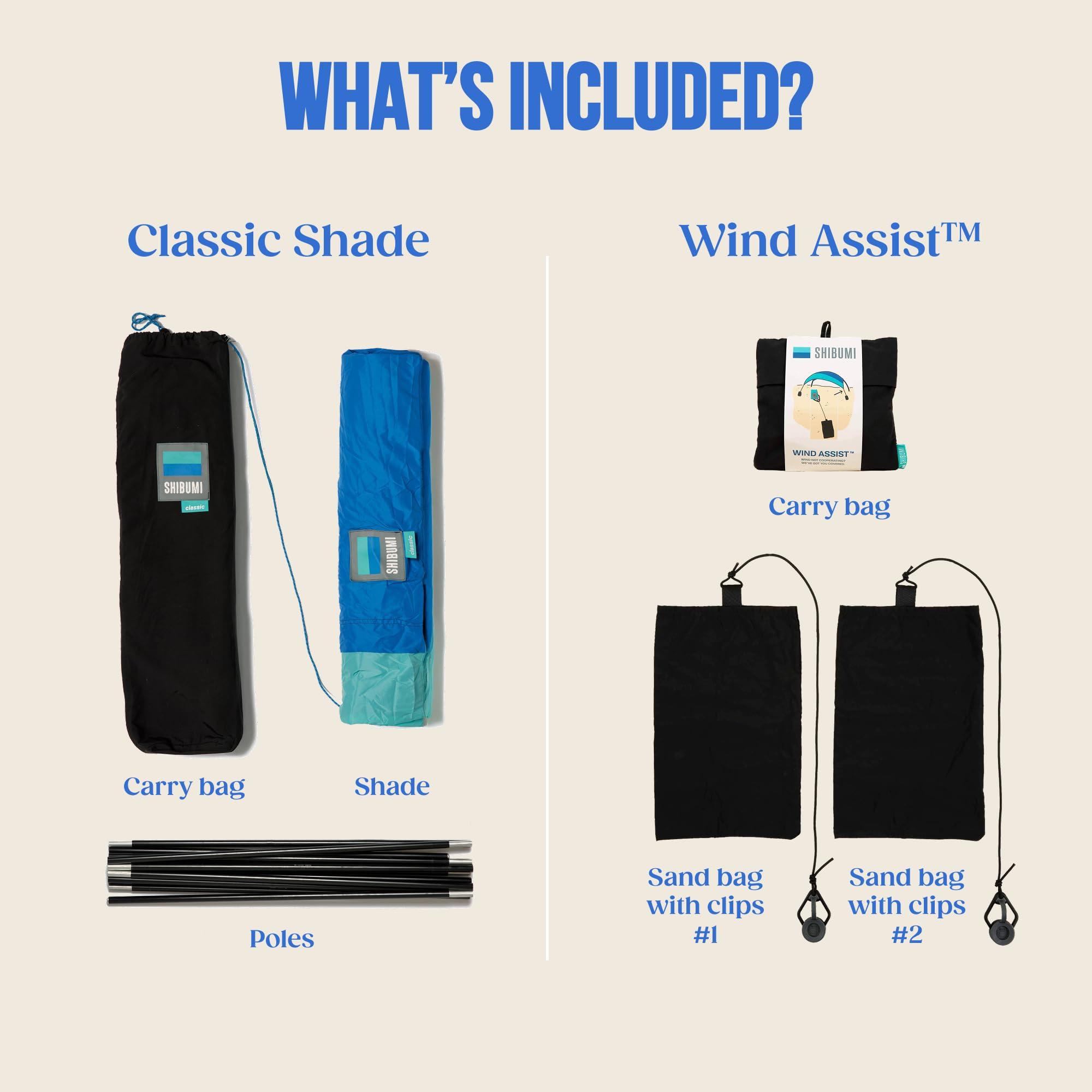 Shibumi Shade Quiet Canopy Version | Beach Tent | Sets Up in 3 Mins | 150 Sq. Ft. of Shade for up to 8 People | Includes Wind Assist | UPF 50+ Sun Protection