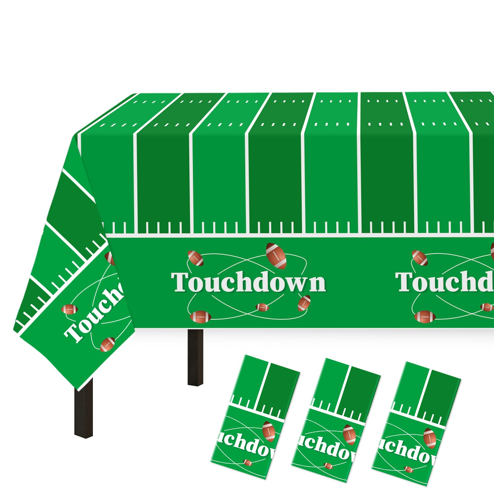 Childom 3 Pack St Patricks Day Decorations,St Patricks Day Table Cloths for Rectangle Tables,54" x 108" Disposable Plastic Tablecloths for St. Patrick's Day,Home,Kitchen,Picnic,Parties,Spring Decors