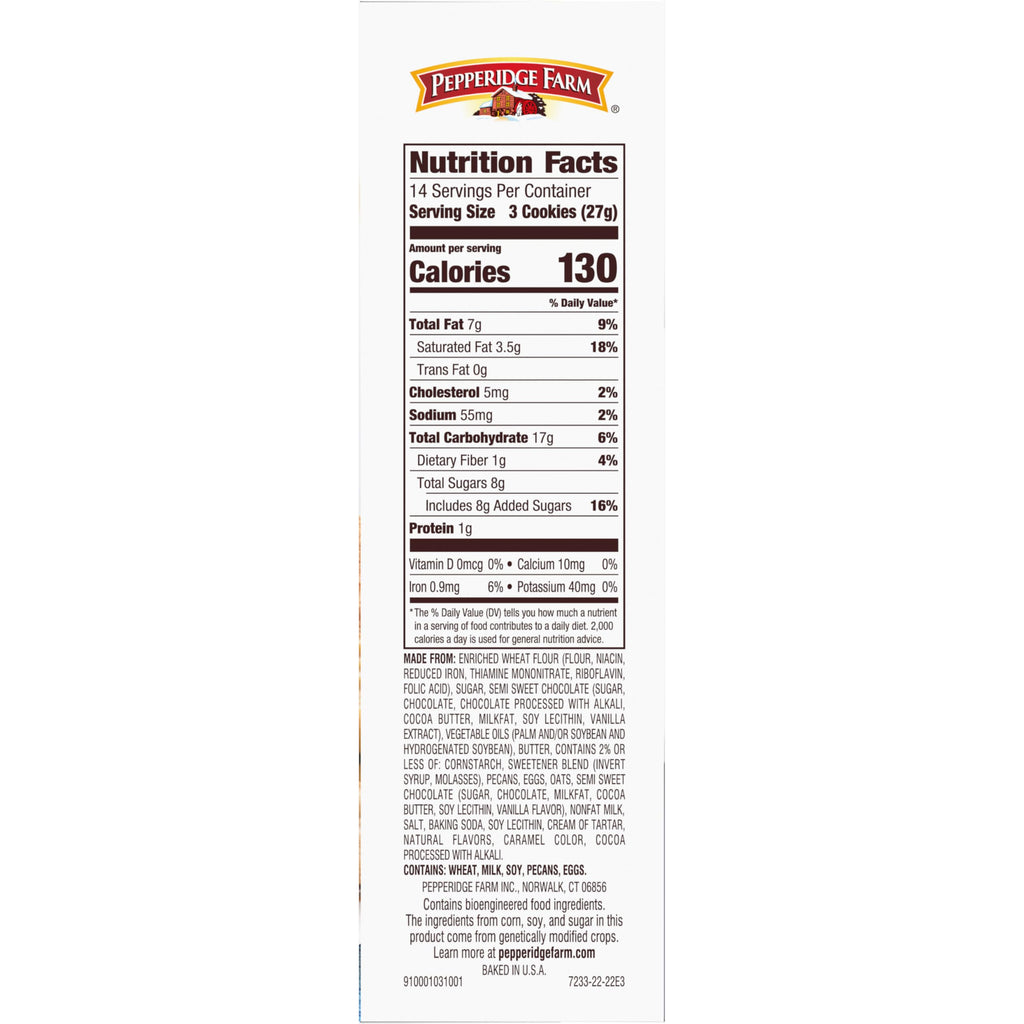 Pepperidge Farm Chocolate Collection, 7 Cookie Varieties, 13-oz Box