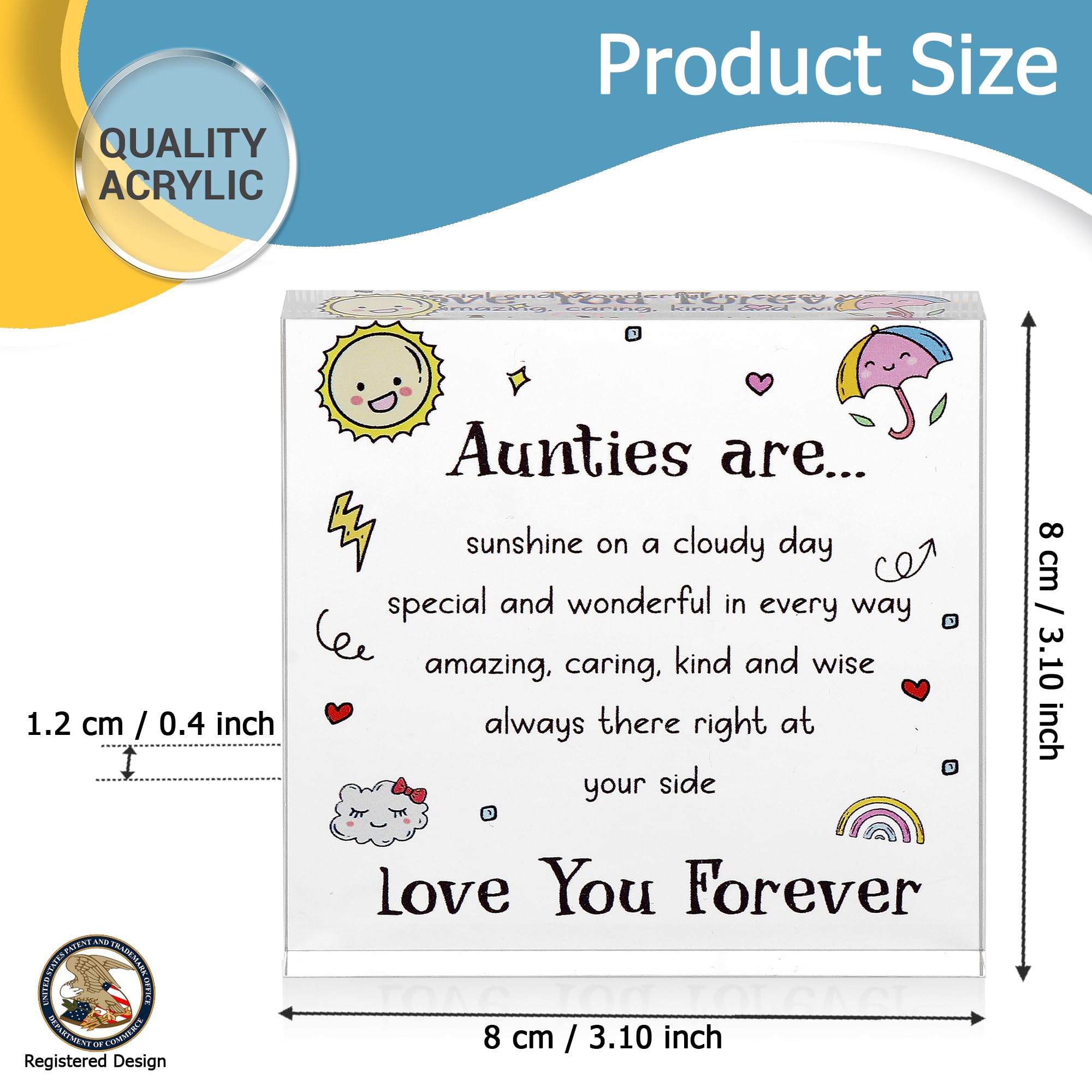 Engraved Acrylic Block Puzzle - Sentimental Gift for Her - Valentine's Day & Fiance Birthday Gift