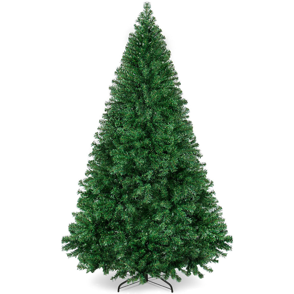 Best Choice Products Artificial Christmas Tree, 6ft Premium Unlit Hinged Design, Dense Branches Realistic Holiday Décor w/Easy Assembly, Base