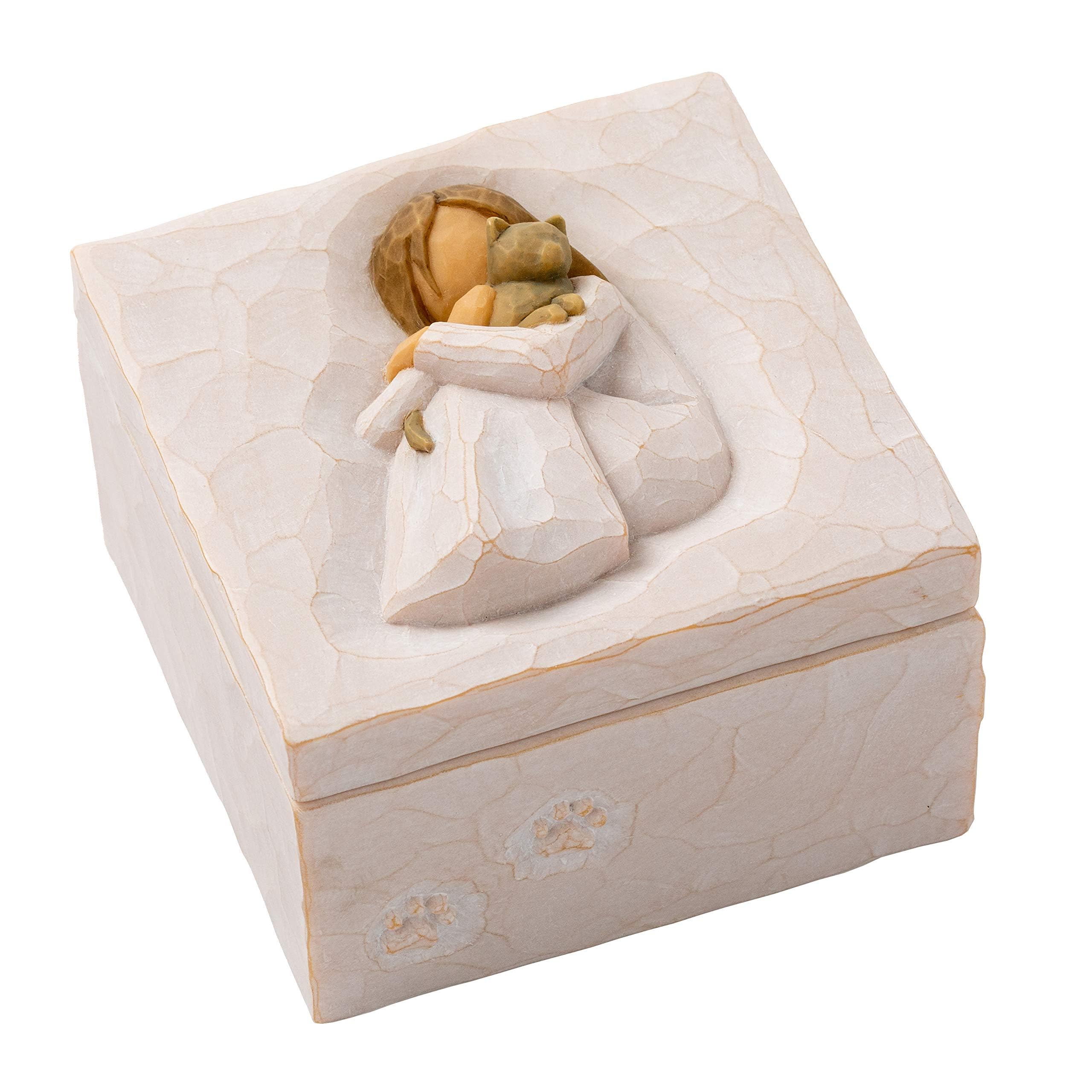 Willow Tree Grandmother, Love that Transcends the Years, Box for Jewelry and Treasures, Reminder of Those you Love who Call you Grandma, Sculpted Hand-Painted Keepsake Box
