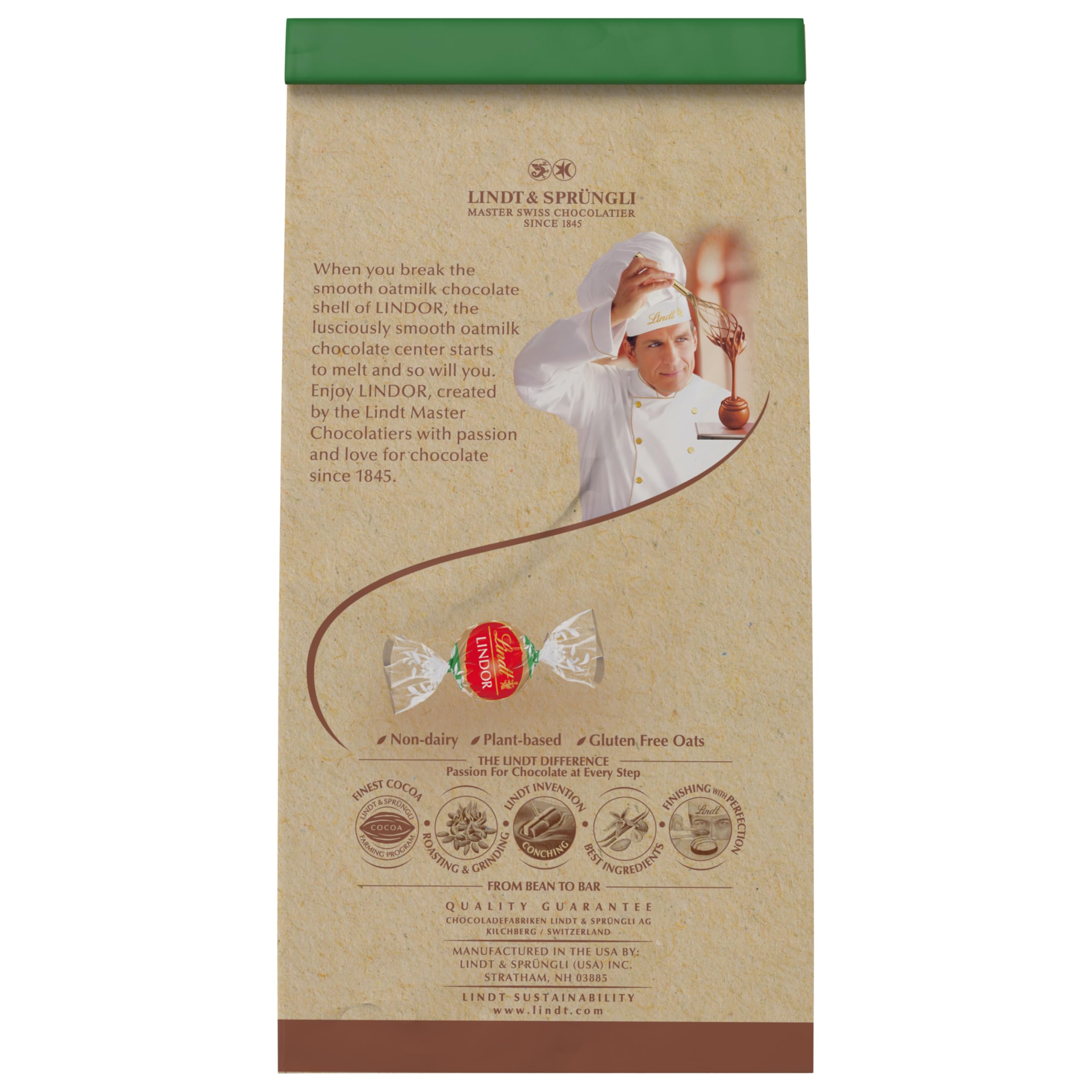 Lindt LINDOR Holiday Snickerdoodle White Chocolate Candy Truffles with Smooth, Melting Truffle Center, 8.5 oz. Bag