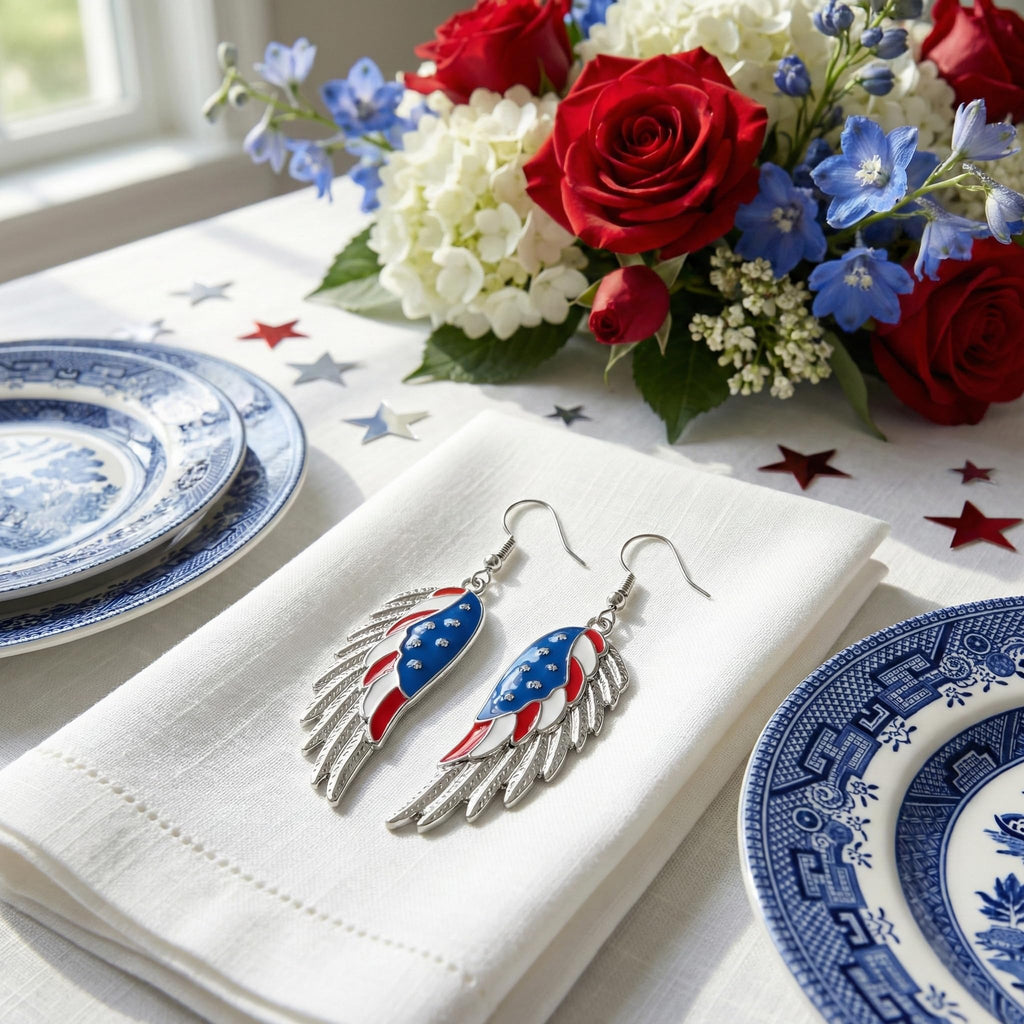 Halloween, Christmas, 4th of July Patriotic Earrings, Holiday Earrings Independence Day Stud Dangle Drop Earrings Hook Fashion Jewelry Gift for Women