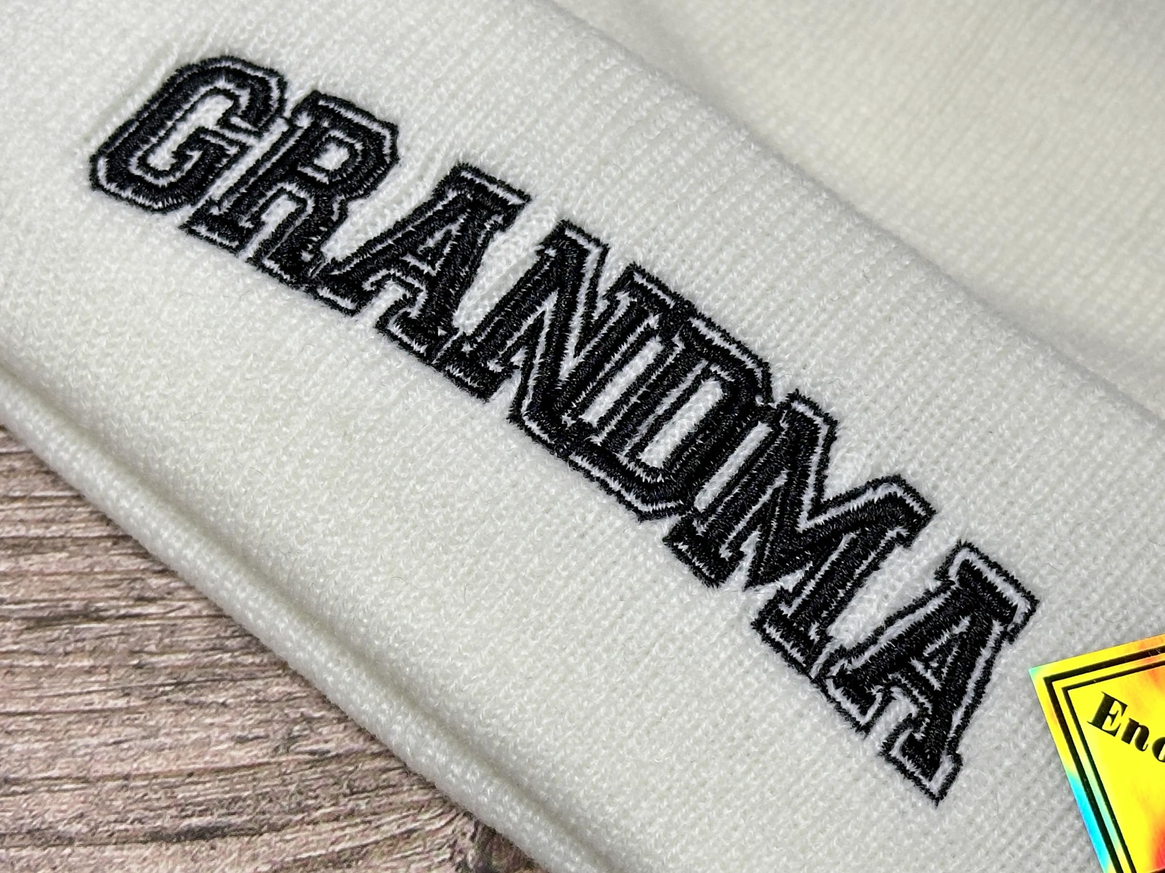 Mr Mrs Grandpa Grandma Dad Mom Hubby Wifey Beanie Hats