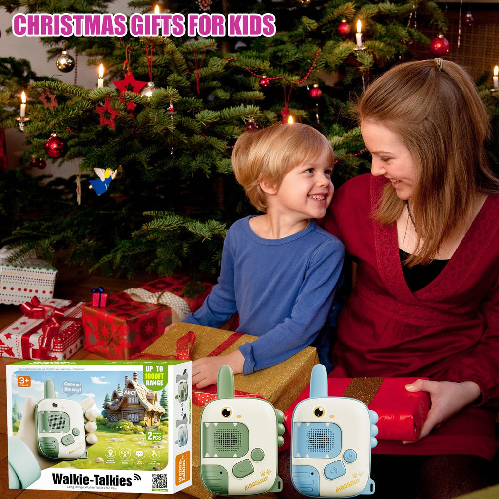 JKGIFTS Walkie Talkies Toys for Girls:Unicorn Toys 2 Pack Birthday Gifts for 3 4 5-7 8 Year Old Girls Toy for 4 5 6 7 8-10 Year Old Camping Outdoor Game,Christmas Stocking Stuffers for Girls Kids