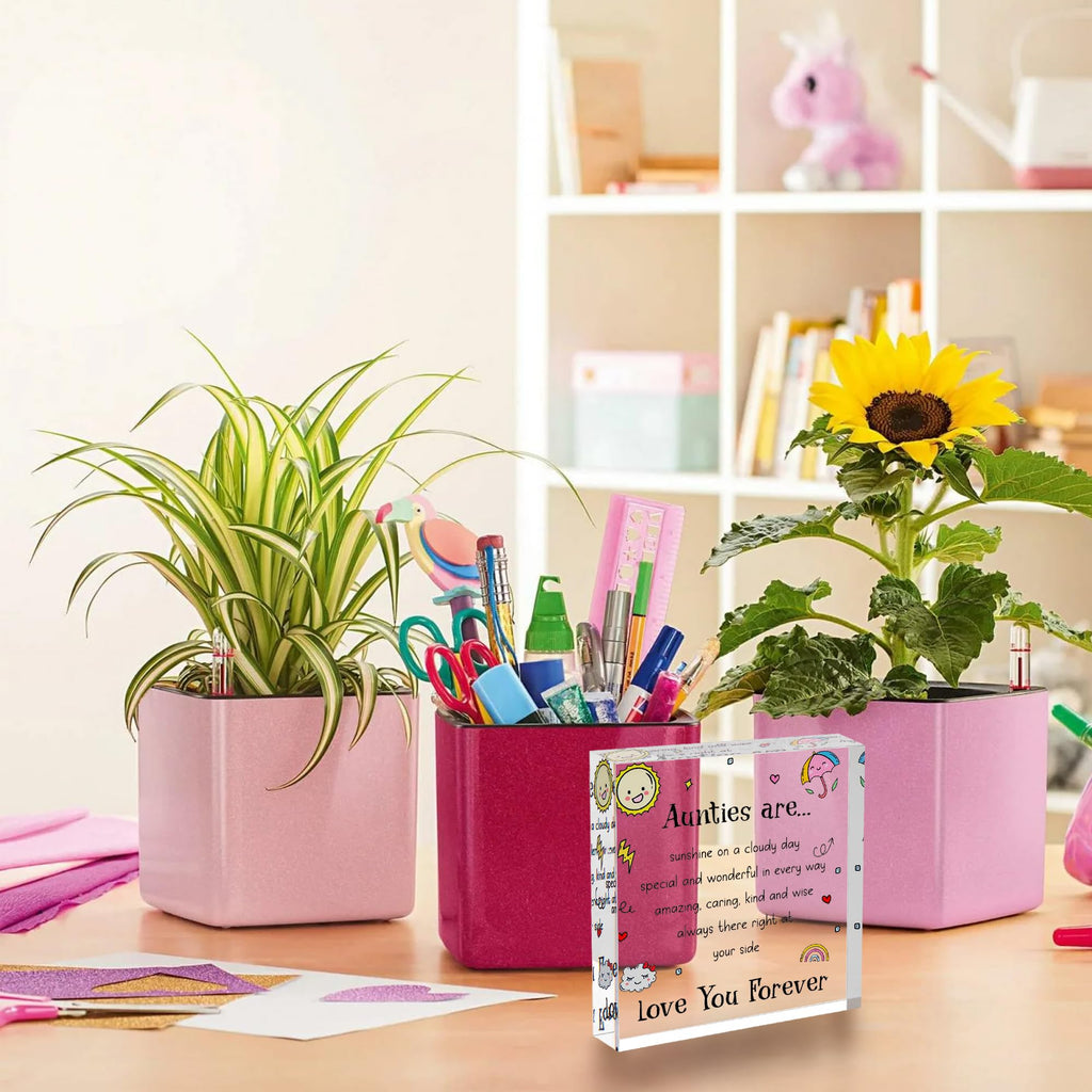 Engraved Acrylic Block Puzzle - Sentimental Gift for Her - Valentine's Day & Fiance Birthday Gift