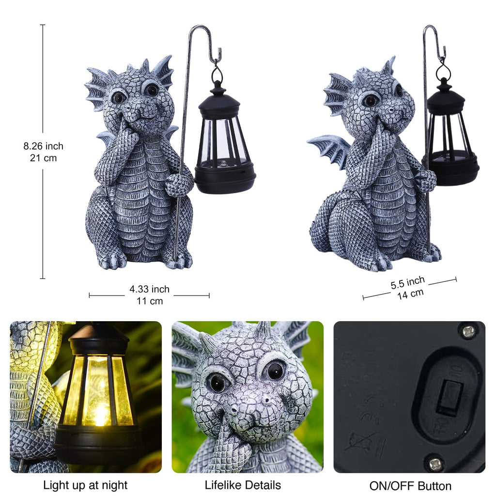 Goodeco Elephant Statue for Garden Decor with Gift Appeal - Ideal Gifts for Women, Mom or Birthdays, Beautifully Crafted Outdoor & Home Decor to Wow Your Guests (11" Elephant)
