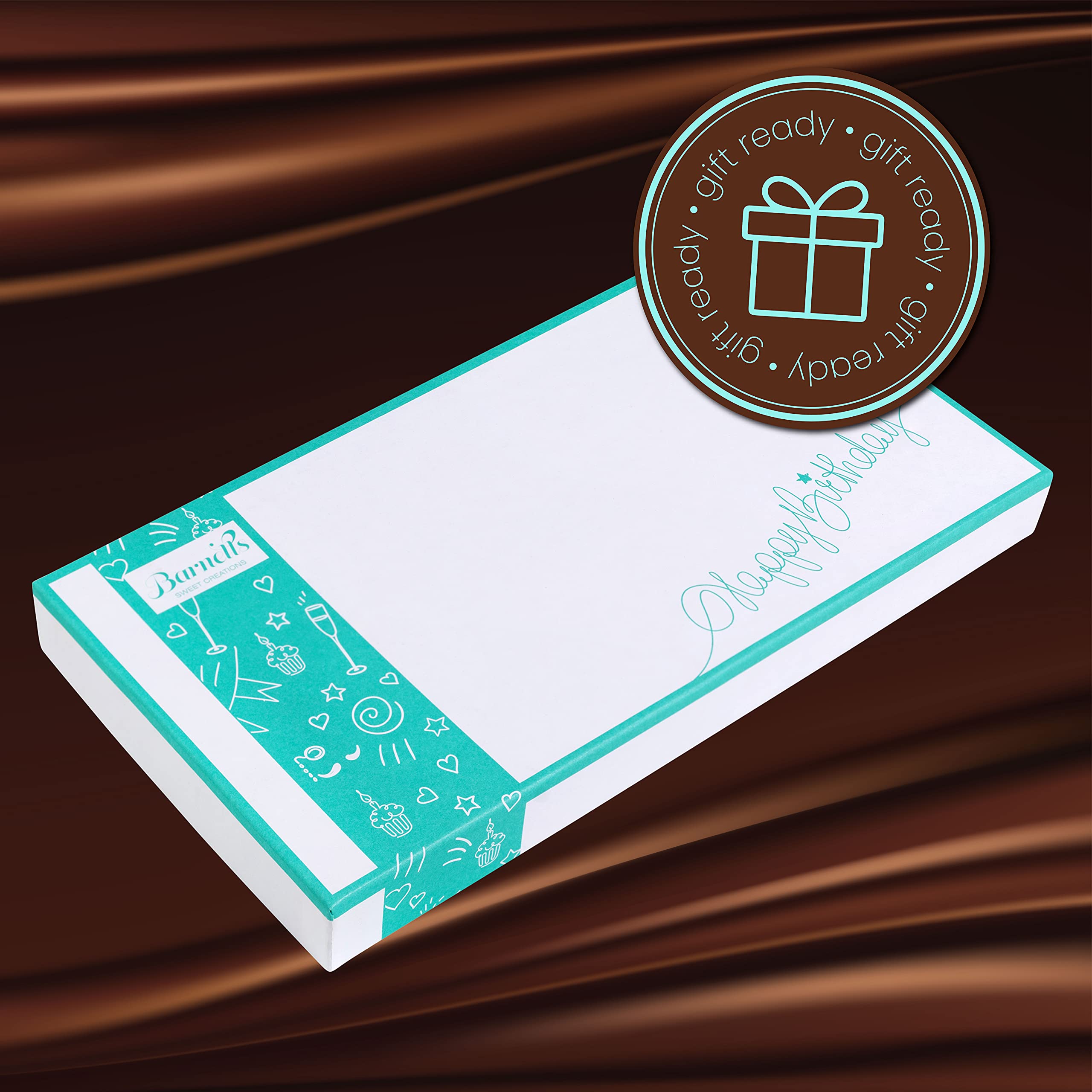 Barnetts Fathers Day 12 Chocolate Biscotti Gift Box, Gourmet Cookie Gifts Basket for Him and Her, Food Delivery, Fancy Cookies Candy Box Baskets Ideas for Men, Dad, Father, Grandfather, Husband, Brother, Son, Grandson,
