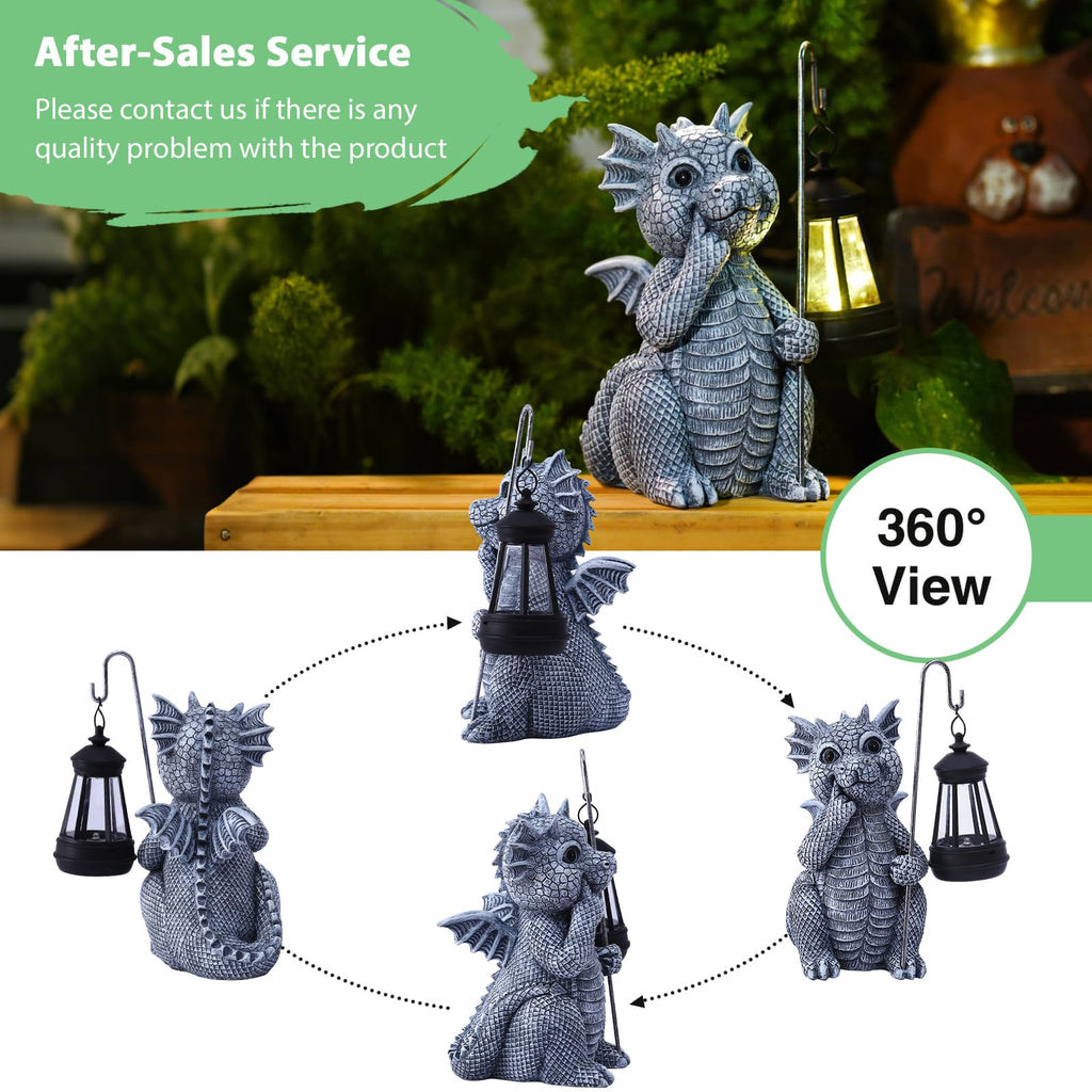 Goodeco Elephant Statue for Garden Decor with Gift Appeal - Ideal Gifts for Women, Mom or Birthdays, Beautifully Crafted Outdoor & Home Decor to Wow Your Guests (11" Elephant)