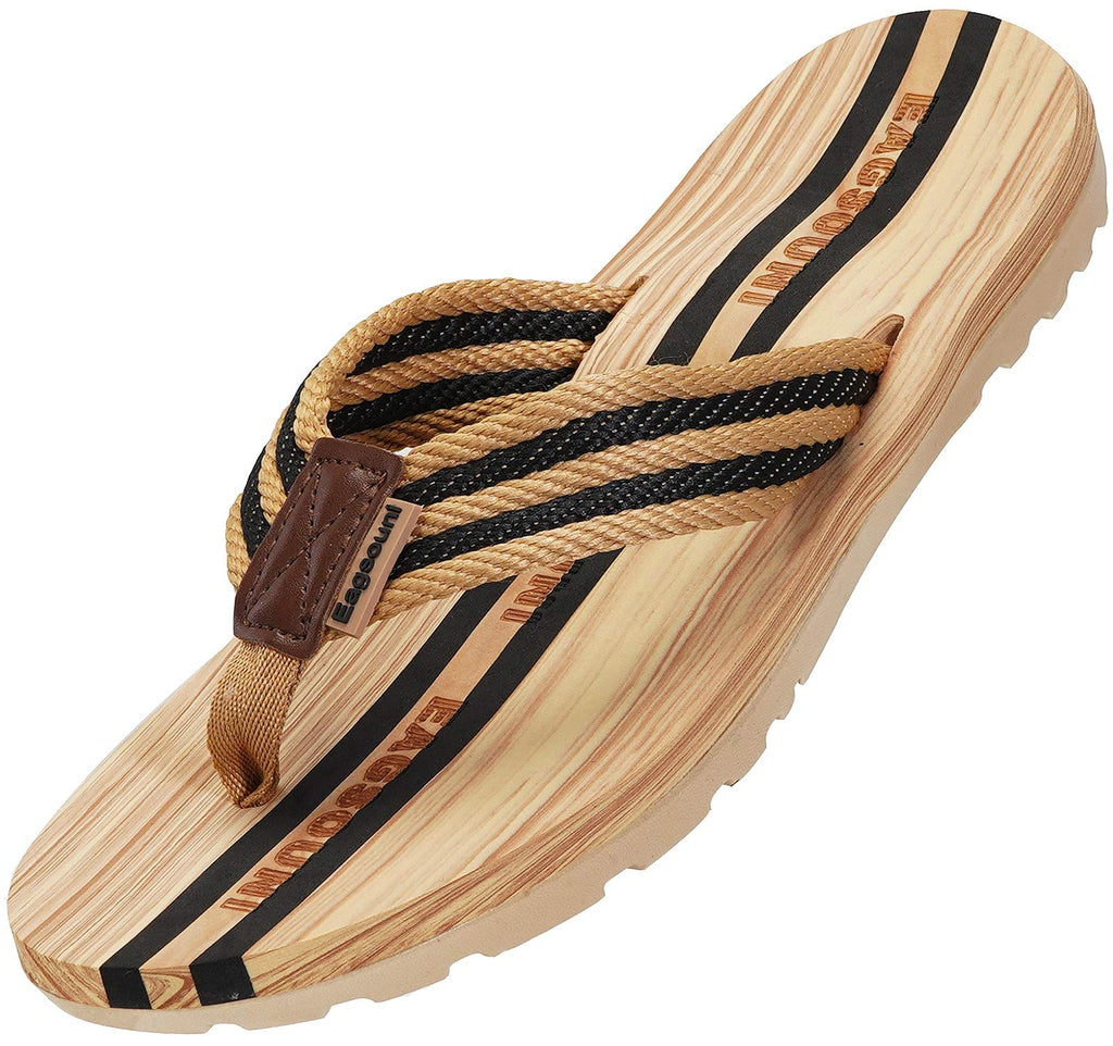 Eagsouni Mens Womens Flip Flops Casual Comfort Thong Sandals Non-Slip Slippers for Beach