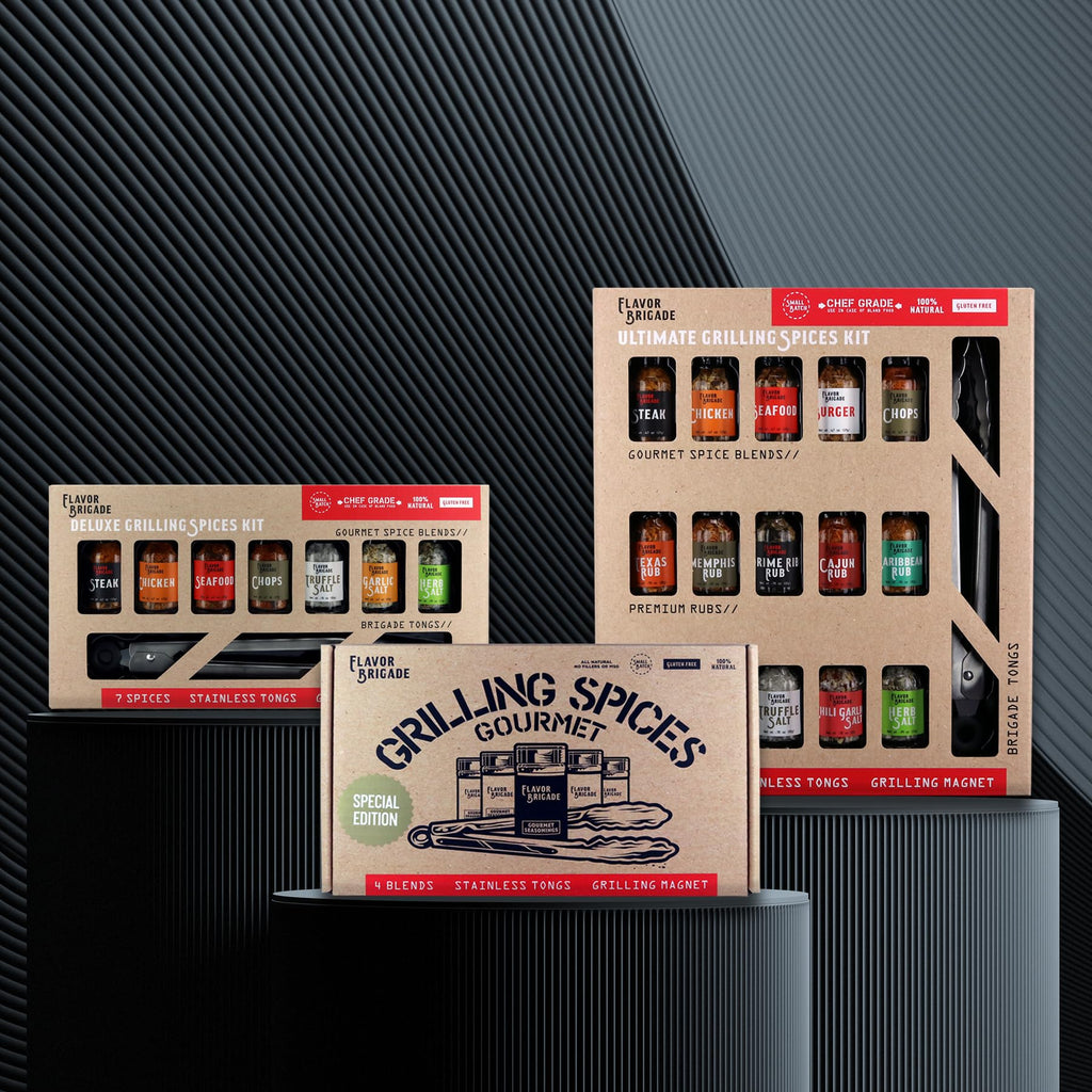 Ultimate Grilling Gift for Men - BBQ Accessories - Gourmet Spice Blends & Seasonings, Tongs, BBQ Magnet, Meat Rubs, Unique Gift for Guys, Dad, Son, Brother, Father in Law, Cooking Chefs, 17 Piece Set