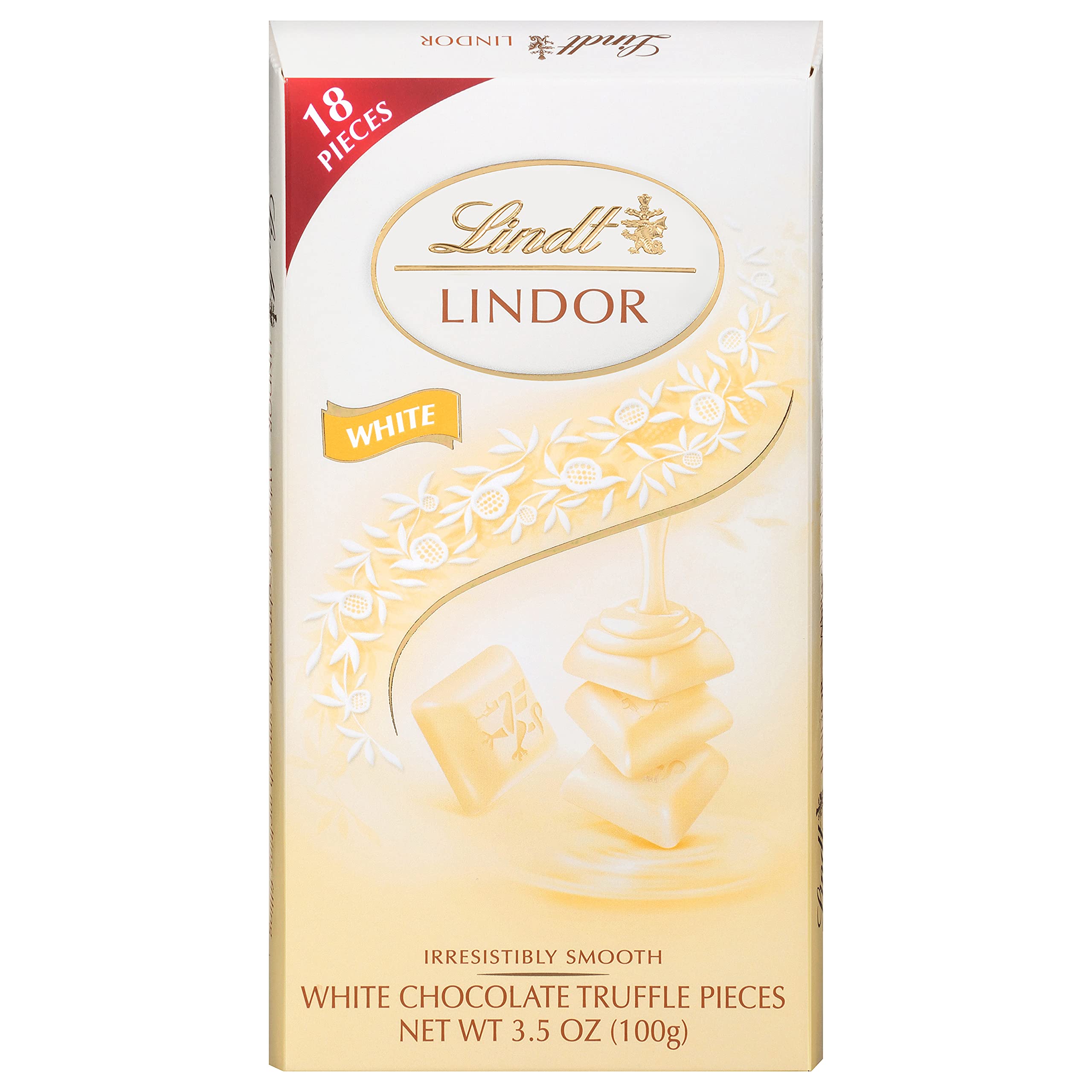 Lindt LINDOR Holiday Snickerdoodle White Chocolate Candy Truffles with Smooth, Melting Truffle Center, 8.5 oz. Bag