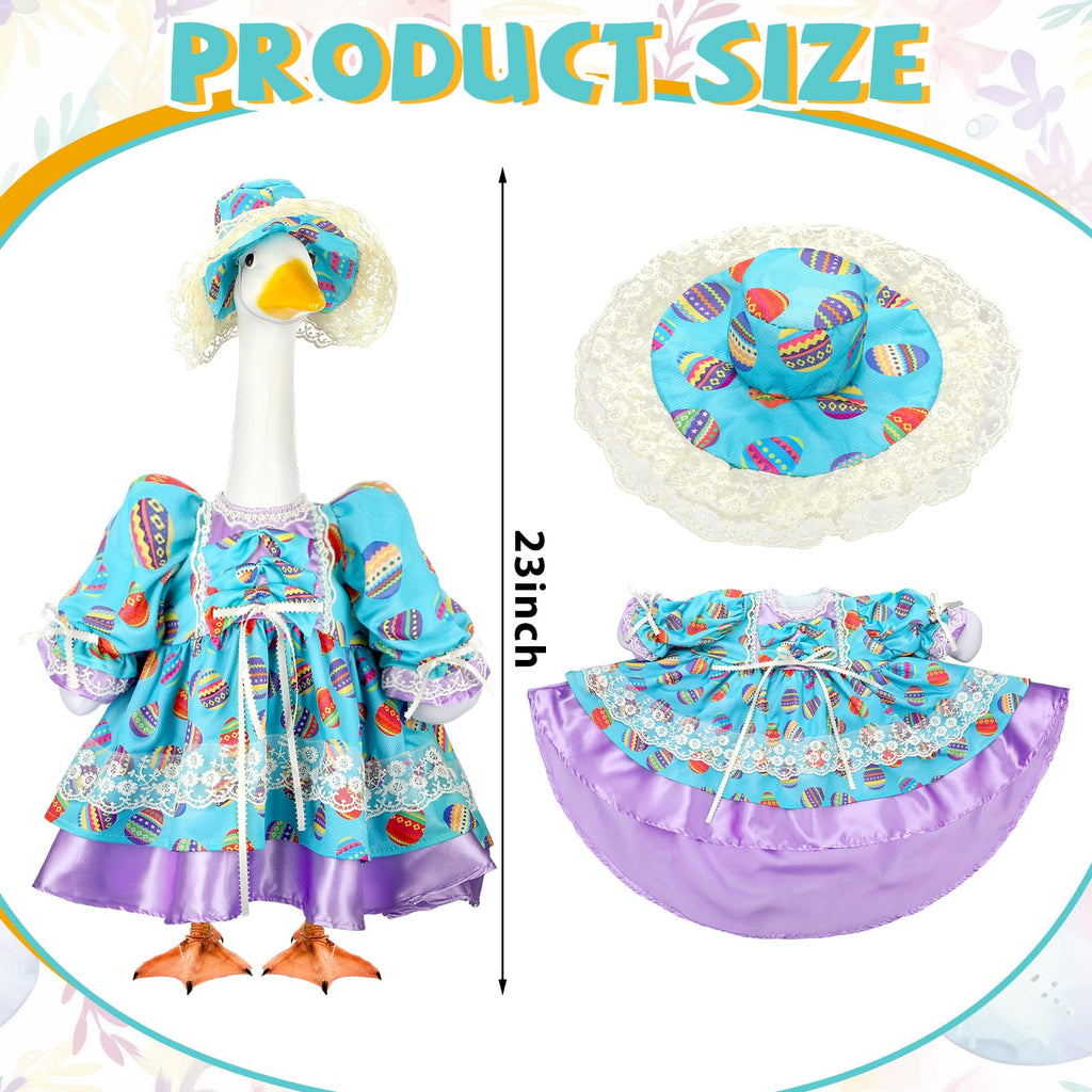 Suzile Fall Maple Porch Goose Outfit Autumn Goose Clothes for 23 Inch Cement or Plastic Geese Costume for Yard Lawn Outdoor Garden Patio Concrete Duck Statue Dress Thanksgiving Party Holiday Decor