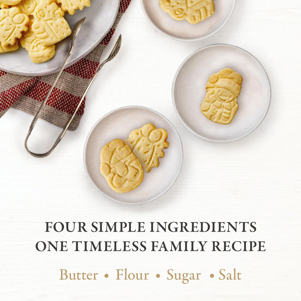 Walker's Shortbread Christmas Tree Shaped Mini Holiday Cookies, Pure Butter Shortbread Cookies, 5.3 Oz Box