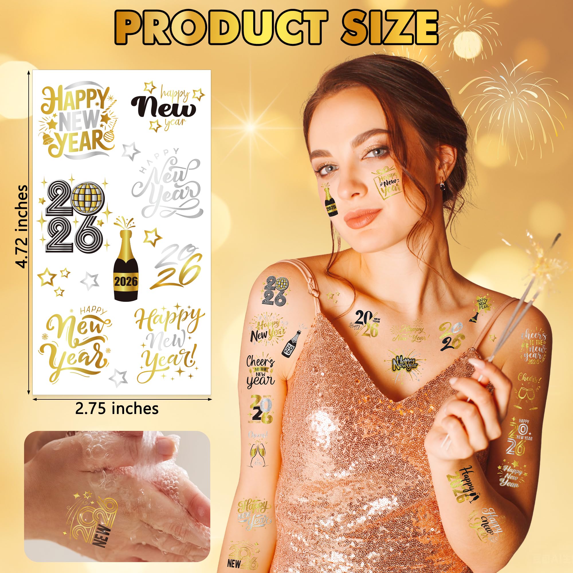 150 PCS Easter Tattoos, 6 Sheets Spring Basket Stuffers Fake Tattoos with Bunny Egg, Cute Individually Stickers for Easter Basket Filler Party Favors Accessories
