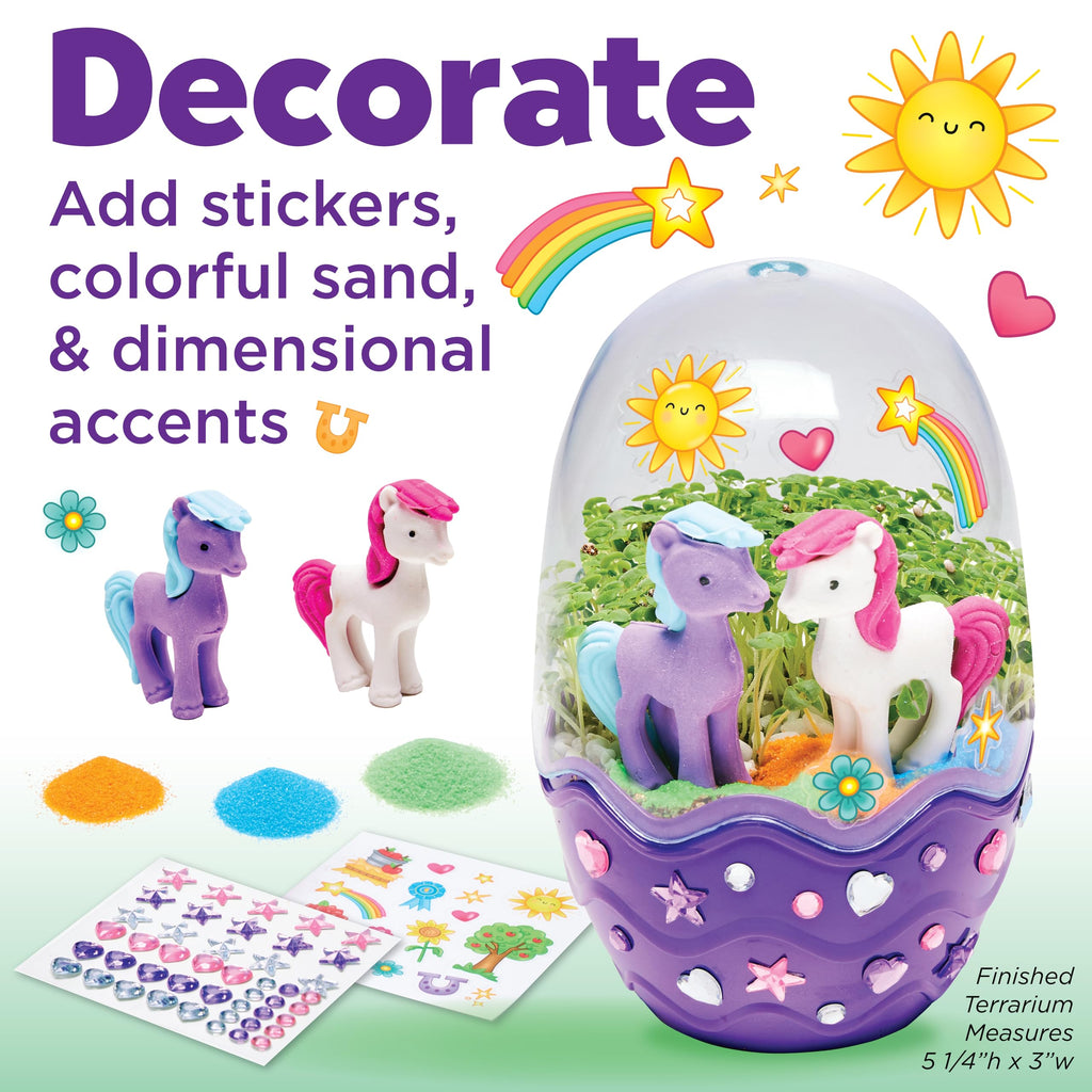 Creativity for Kids Mini Garden: Mermaid Terrarium Kit - Mermaid Gifts for Girls, Crafts and Toys, Stocking Stuffers for Kids (Ages 6+)