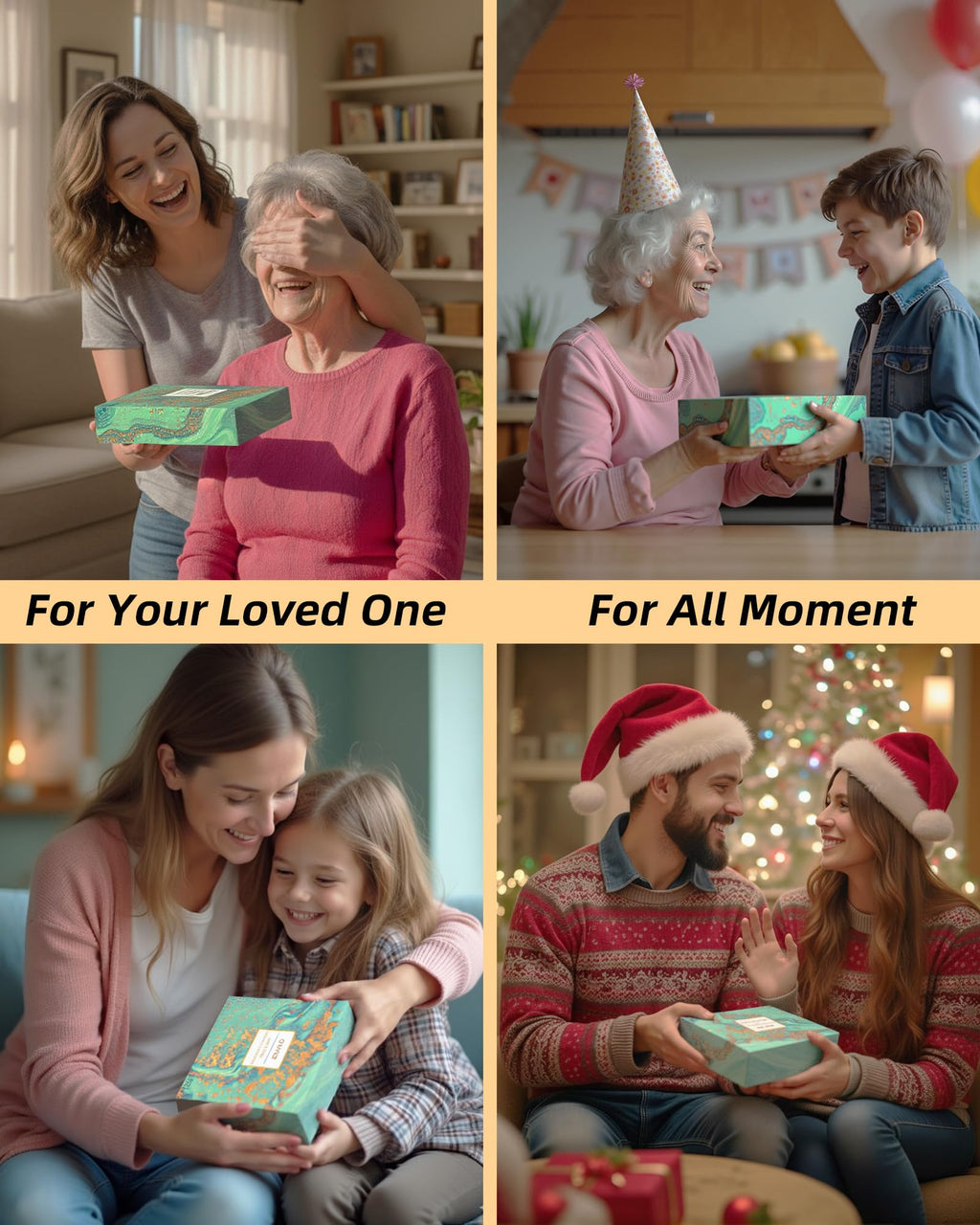 EZVALO Gifts for Mom, 4-in-1 Bedside Lamp with Bluetooth Speaker, Dimmable Night Light, Charging Station and Phone Holder, Birthday Gifts for Women, Teens, Wife and Friends