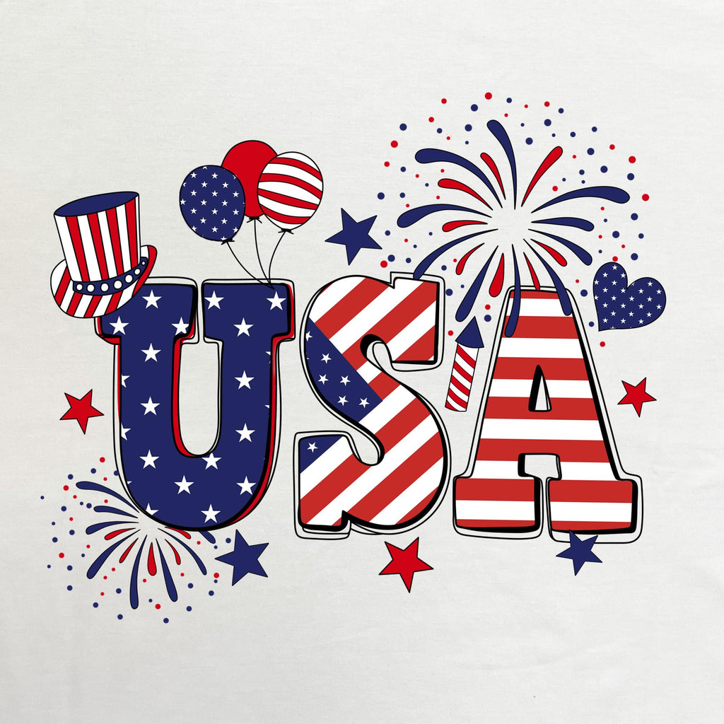 XLIEVO 4th of July Shirts Women:USA Color-Blocking Short-Sleeve American Flag Crew Neck Graphic Tee Patriotism T-Shirt