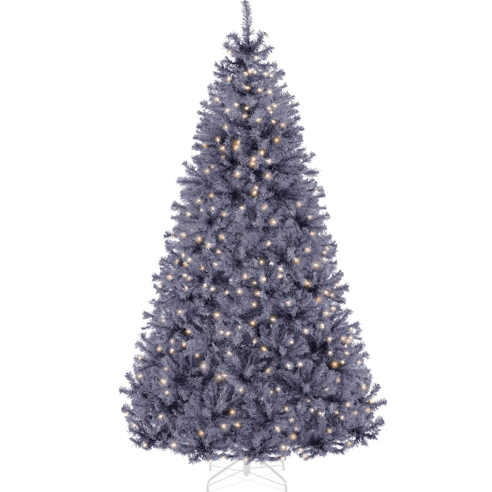 Best Choice Products White Christmas Tree 6ft Pre-Lit Artificial Pine Tree Premium Holiday Decoration w/Warm White Lights, Stand, Easy Assembly