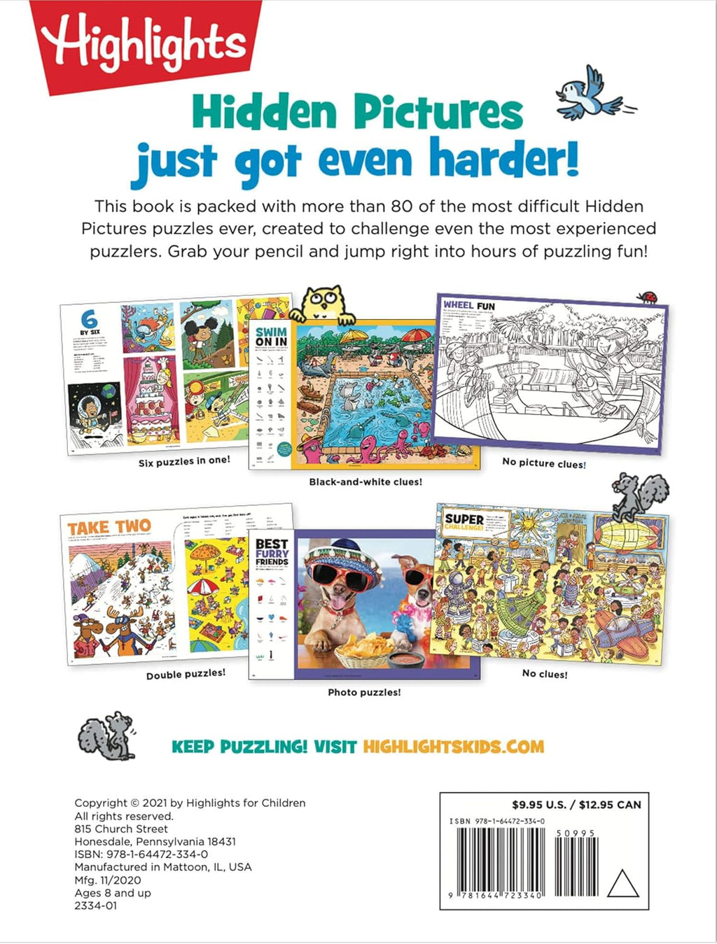 The Hardest Hidden Pictures Book Ever: Ultra-Challenging Brain Games for Kids Ages 8-12, Advanced Seek and Find Puzzles Book with Over 1,500 Hidden Objects to Find (Highlights Hidden Pictures)