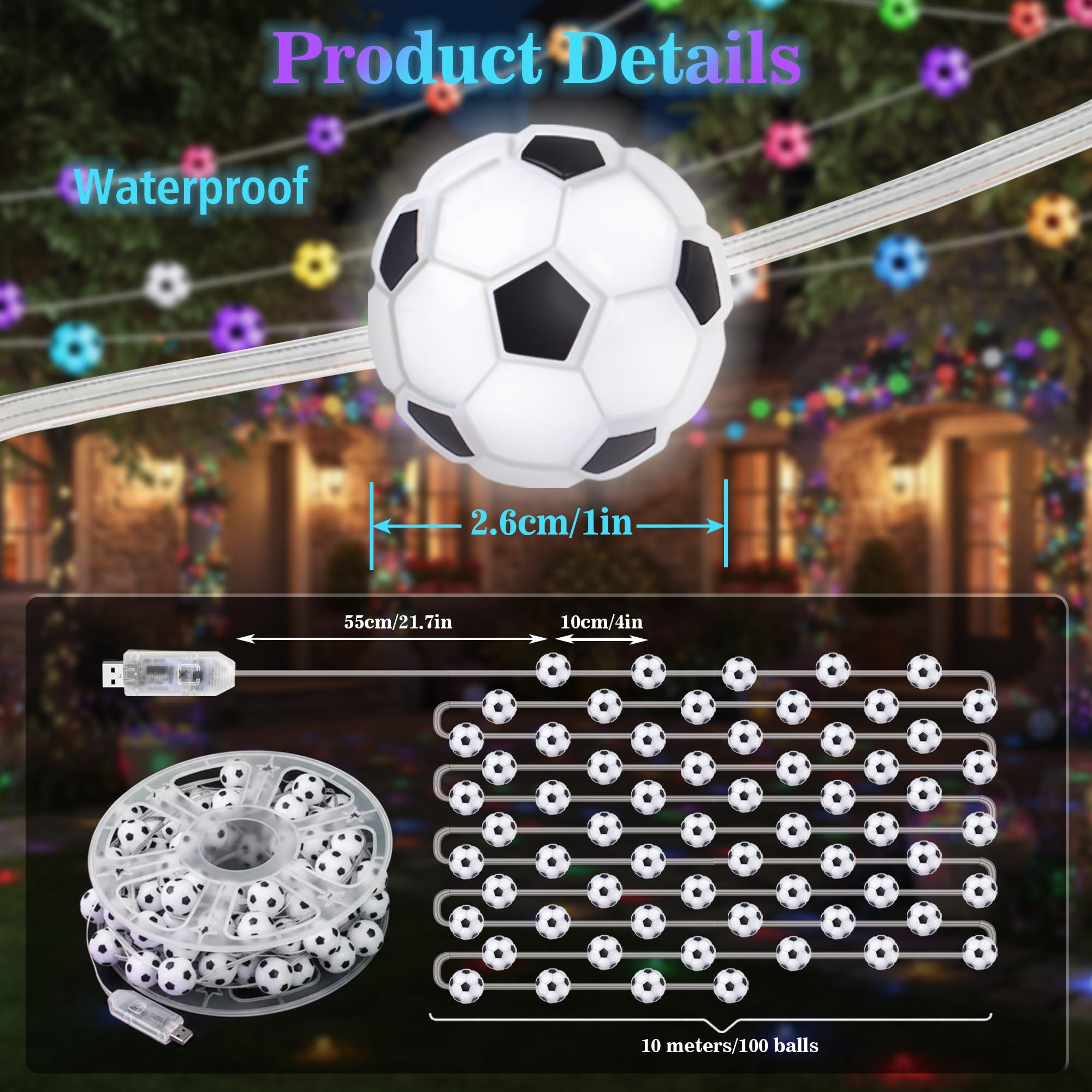 2Pcs Christmas Snow Globe String Lights Indoor Decorations 6.6 FT Battery Operated Powered String Lights for Christmas Tree Snow Scene in 20 Clear Bulbs Decor for Home Bedroom Fireplace Xmas Lights