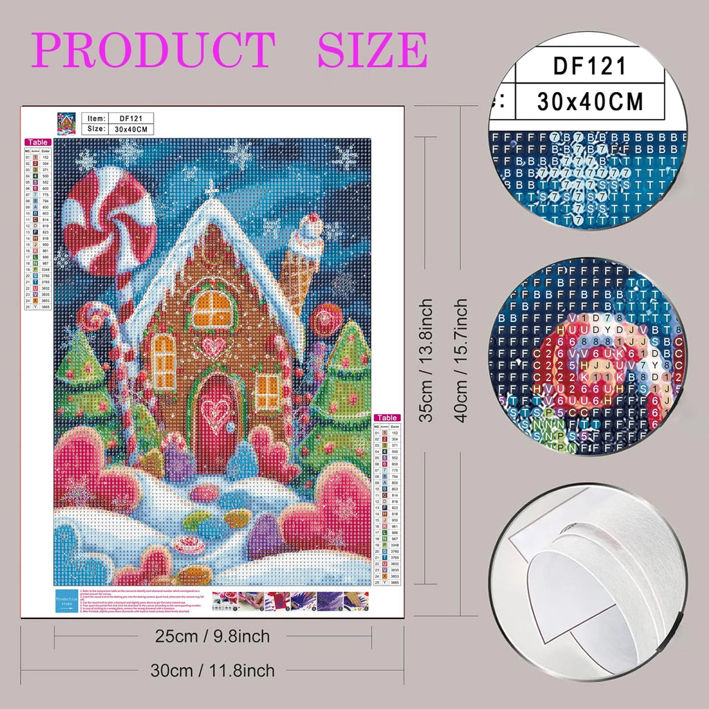DIYDECORFUN Thanksgiving Turkey Diamond Painting Kits for Adults, 5D Fall Diamond Art Kits for Beginners, Full Round Drill Diamond Dot Painting Gem Art Kits,Home Wall Decor 13.8x13.8 Inch