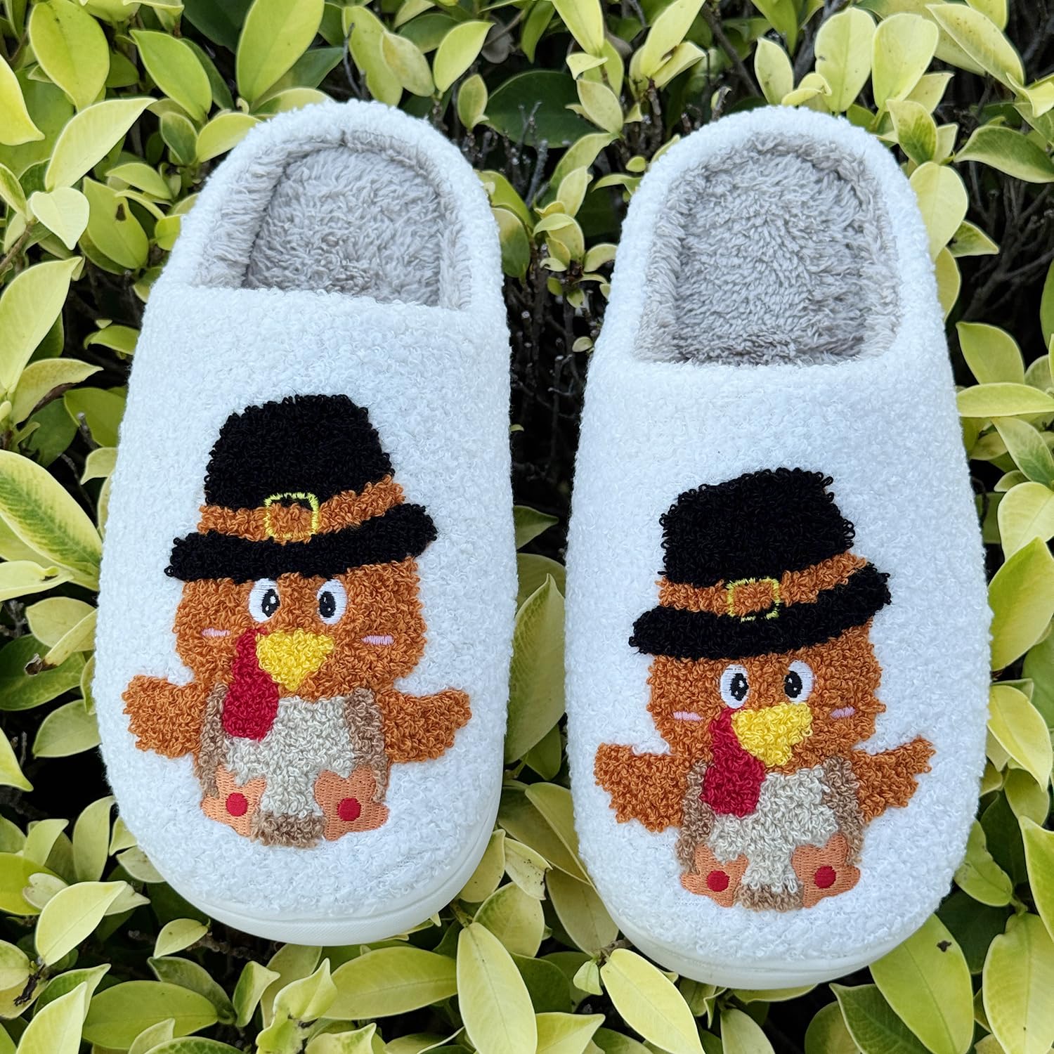 Cute Animal Slippers for Women Men Winter Fluffy Warm House Slippers Soft Plush Indoor outdoor Shoes