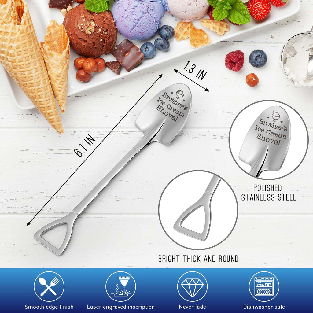 Funny Gifts for Mom Mothers Day - Mom Mother's Day Birthday Gifts from Daughter Son Kids Mom's Ice Cream Shovel Spoon Scoop Gift for Mother-in-law Mama Mommy Anniversary Present Ideas Kitchen Gadgets