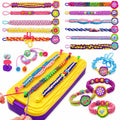 DDAI Arts and Crafts for Kids Age 8-12 Friendship Bracelet Making Kit for Girls - Best Birthday Gifts Ideas for Girl 7 9 10 11 Year Old - Popular Bracelets String Maker Toys Set