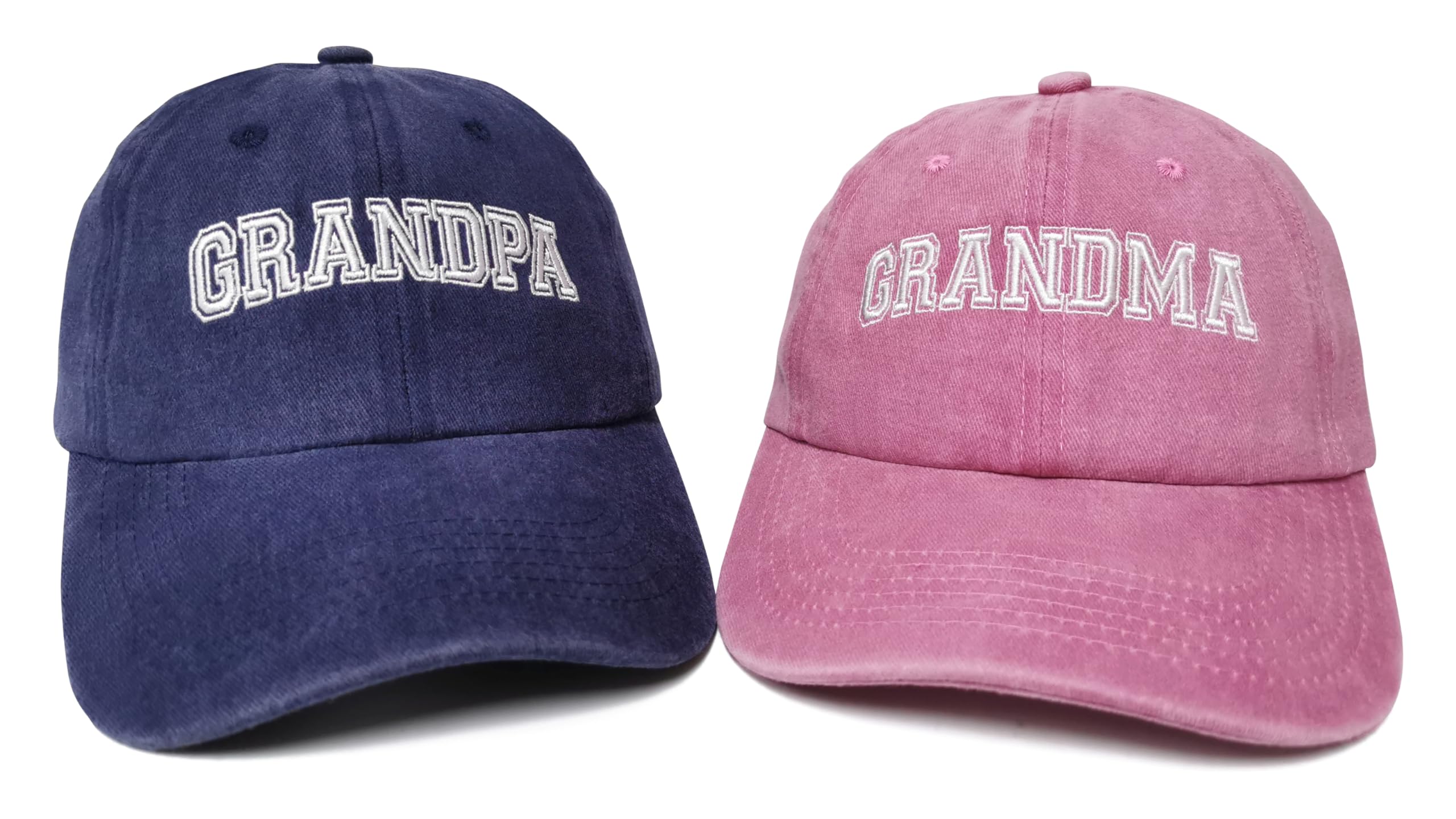 Embroidered Hats for Uncle Auntie Grandpa Grandma Mama Mini