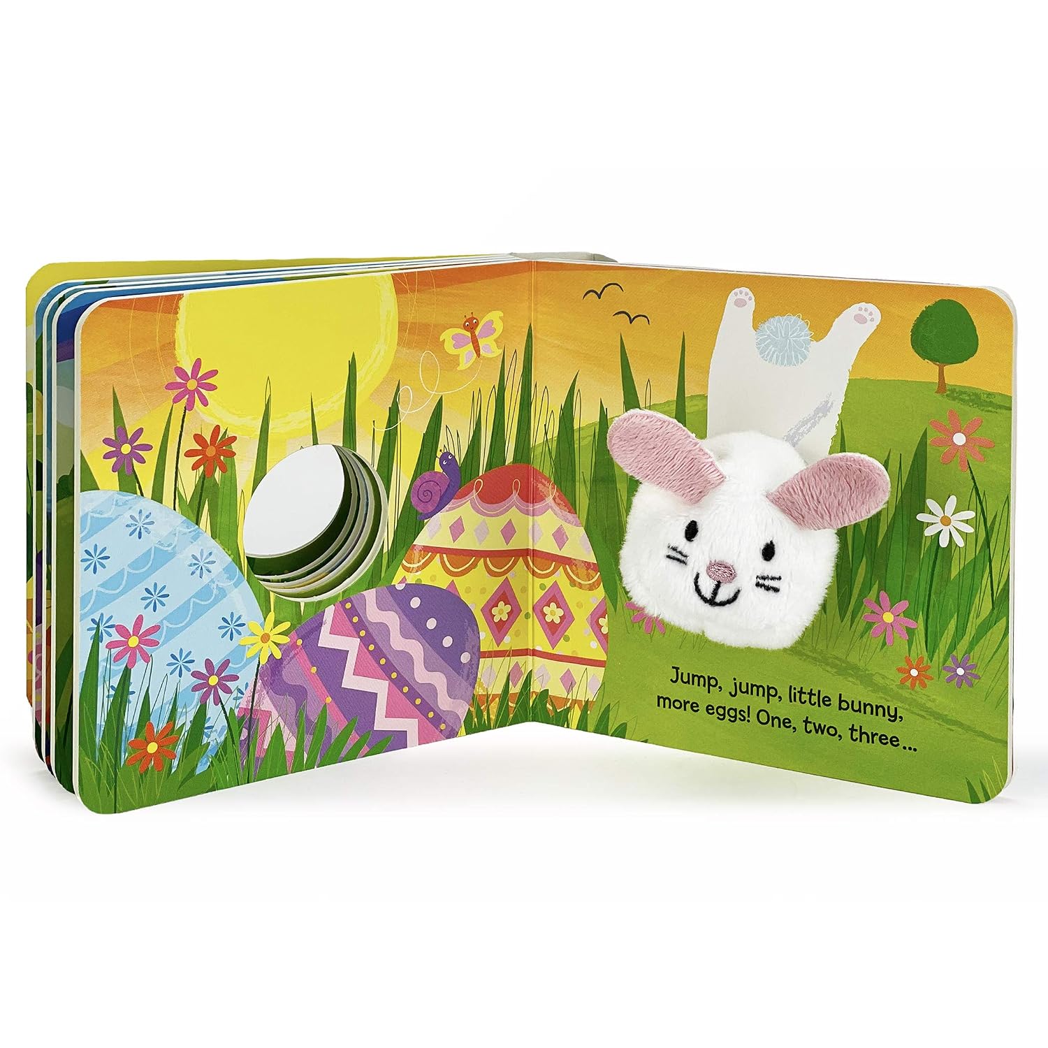 Hippity, Hoppity, Little Bunny - Finger Puppet Board Book for Easter Basket Gifts or Stuffer Ages 0-3