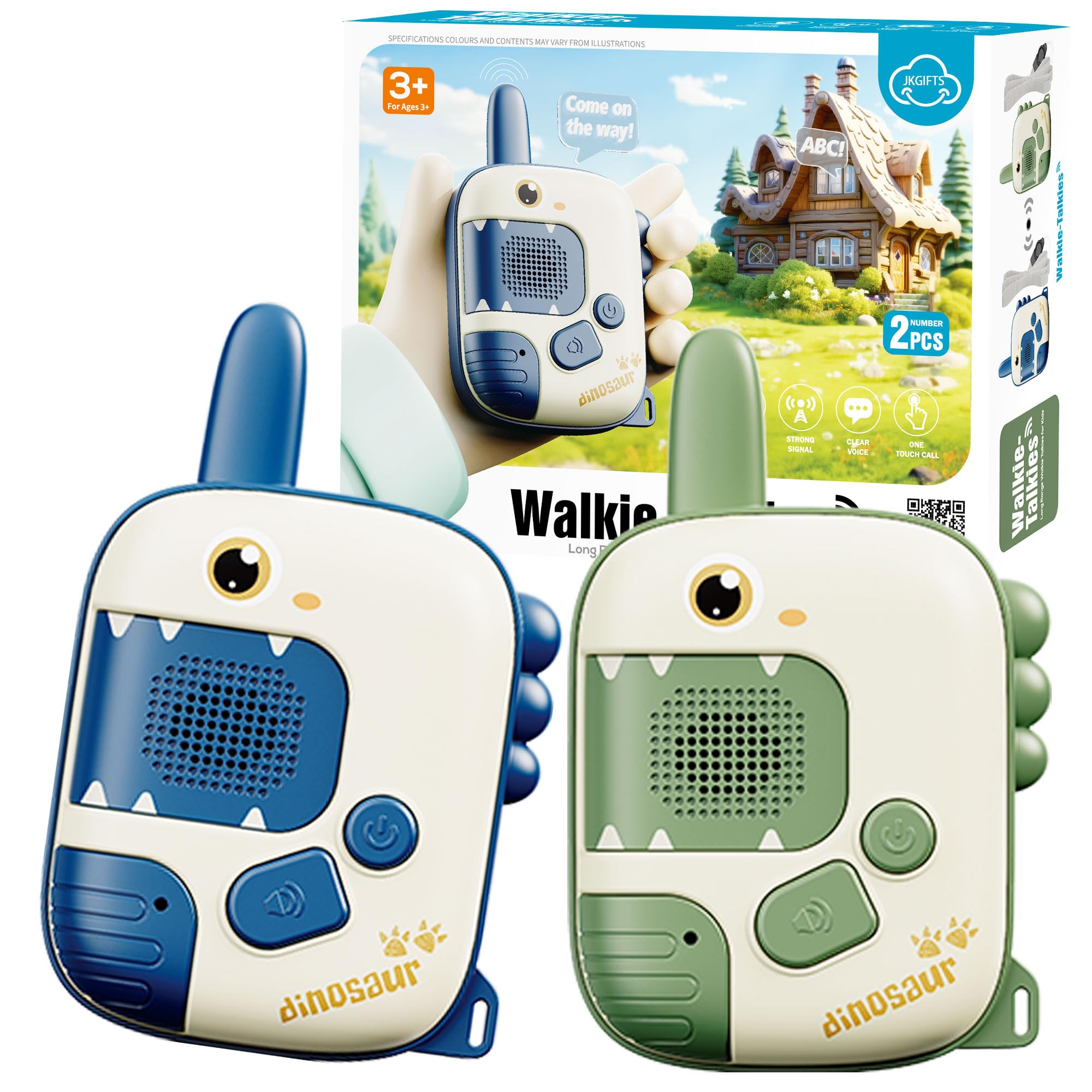 JKGIFTS Walkie Talkies Toys for Girls:Unicorn Toys 2 Pack Birthday Gifts for 3 4 5-7 8 Year Old Girls Toy for 4 5 6 7 8-10 Year Old Camping Outdoor Game,Christmas Stocking Stuffers for Girls Kids