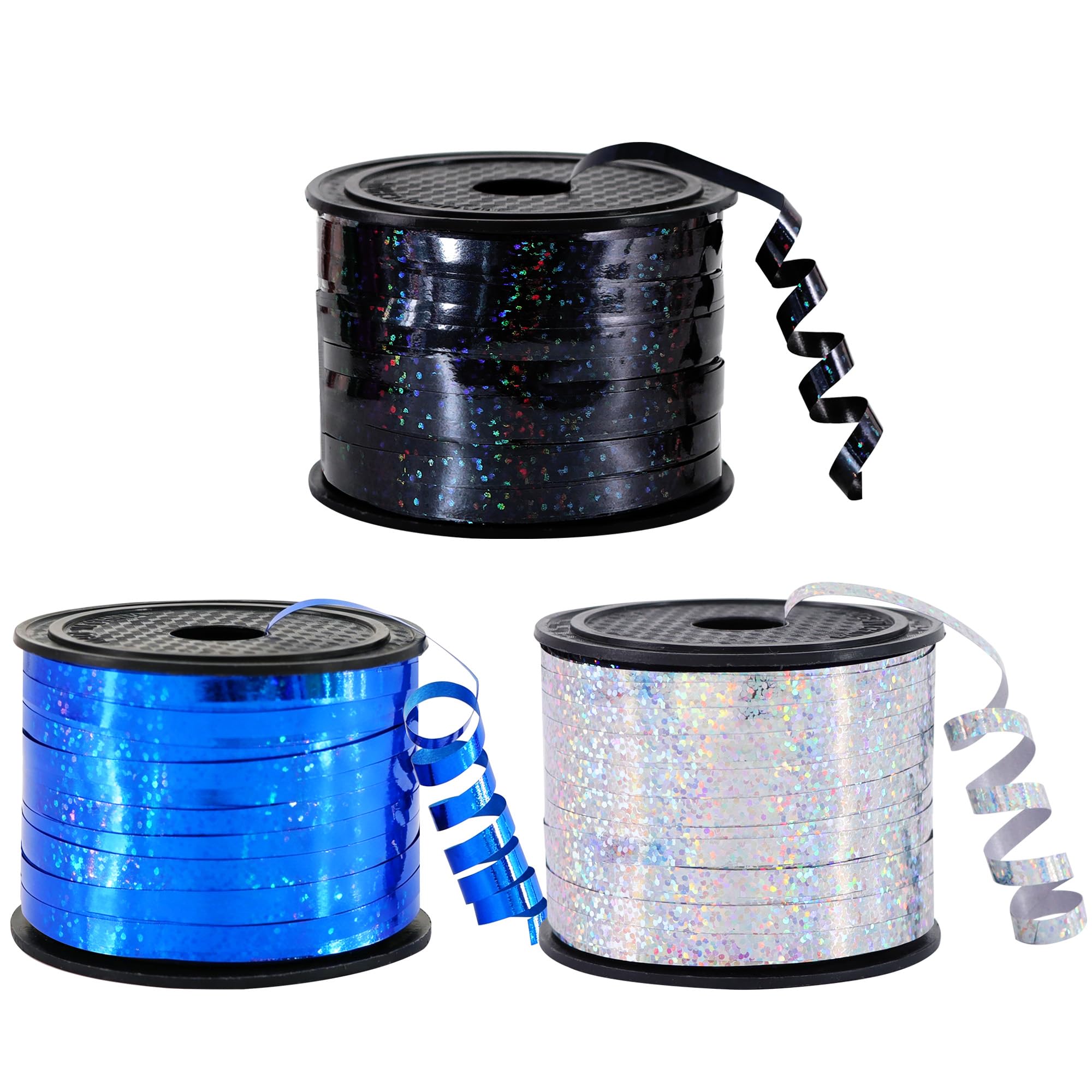 BEISHIDA 12 Assorted Colors Curling Ribbons Set,Rainbow Balloons Strings,1/5 ''Thin 264yds for Gift Wrapping Birthday Wedding Halloween Christmas Party Decoration (MIX-RIBBON-01)