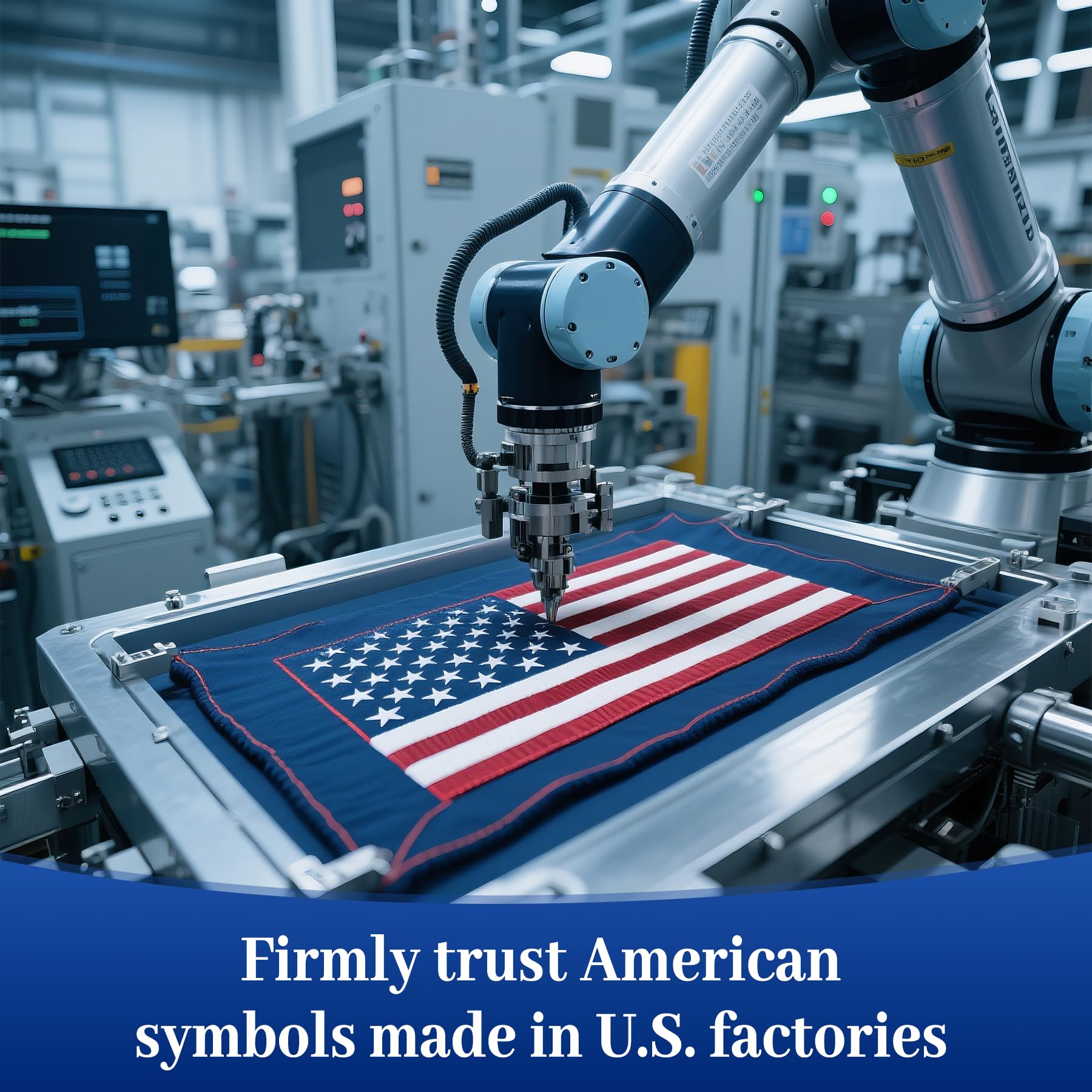 American Flag Durable Nylon 3x5 Ft Outdoor Heavy Duty,100% Nylon fabric made in the USA ,Longest Lasting Non Fading American Flags for Outside 3x5,Waterproof Embroidered American Flag, All Weather US Flags Use Outdoor High Wind,Tear Proof America Flag Sew