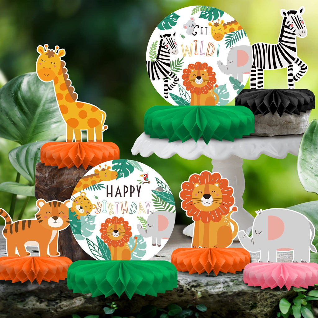 St Patrick's Day Decorations Set - St Patricks Day Honeycomb Centerpieces & Shamrock Beer Table Toppers, for Irish Classroom & St. Patrick's Day Party Supplies