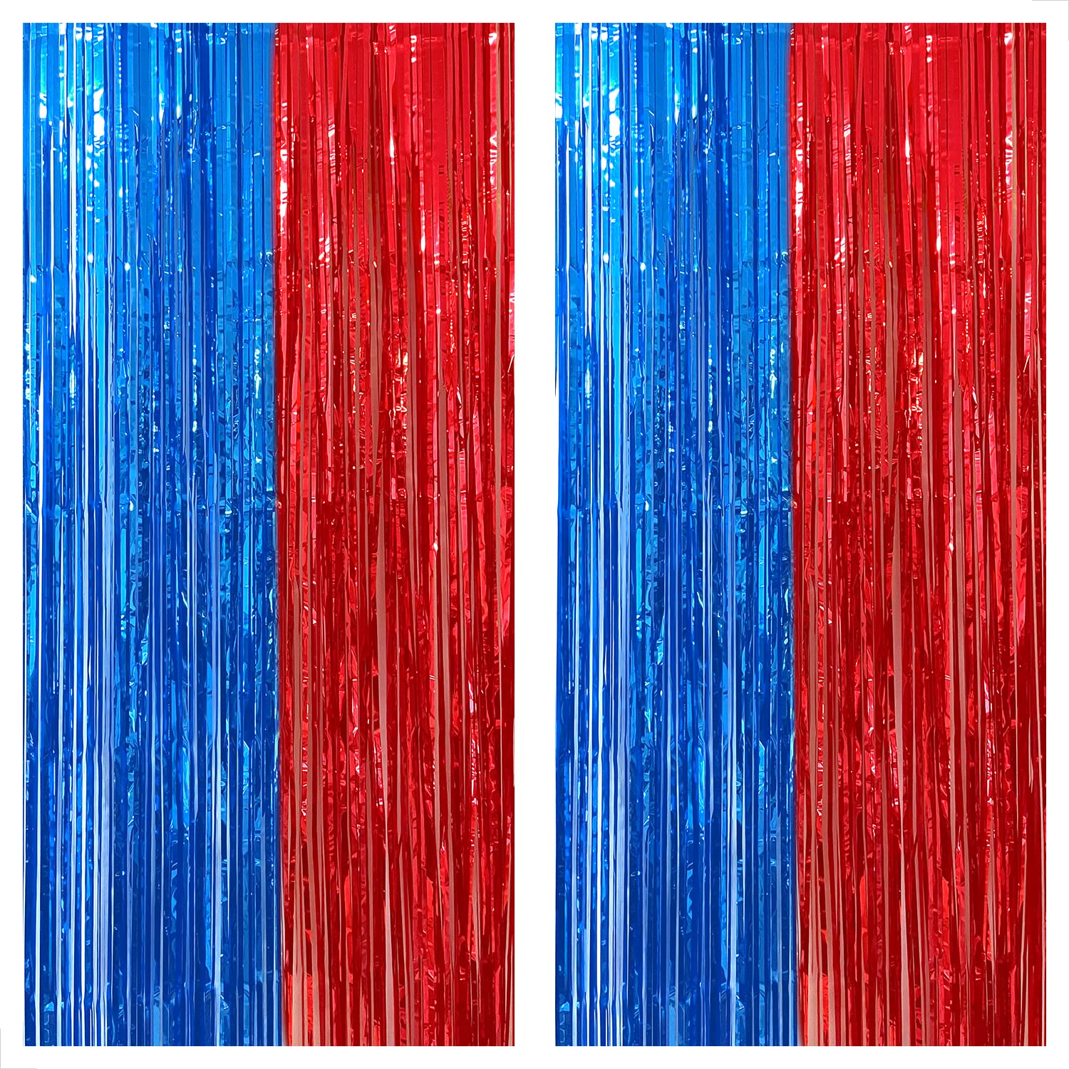 KatchOn, XtraLarge Gold Streamers Backdrop - 3.2x8 Feet, 2 Pcs | Gold Fringe Backdrop Curtain for Ramadan Decorations for Home, Casino, 50th Birthday Decoration | Graduation Decorations 2026