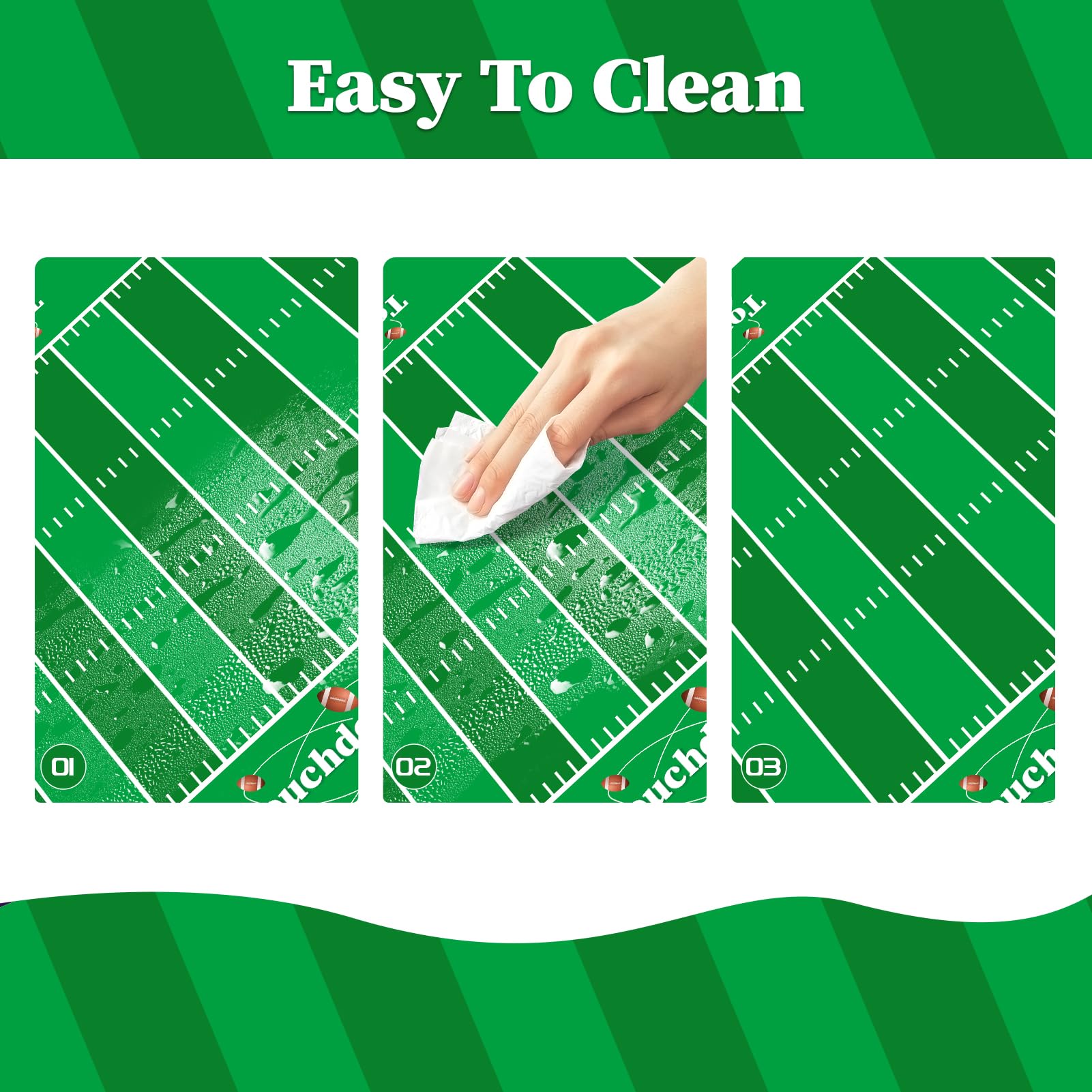 Childom 3 Pack St Patricks Day Decorations,St Patricks Day Table Cloths for Rectangle Tables,54" x 108" Disposable Plastic Tablecloths for St. Patrick's Day,Home,Kitchen,Picnic,Parties,Spring Decors