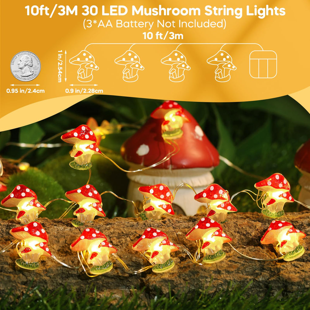 Coquimbo Christmas Decorations Indoor 10FT 30 LED Nutcracker String Lights Cute Fairy Lights Indoor Outdoor for New Year Party, Fireplace, Window, Front Door