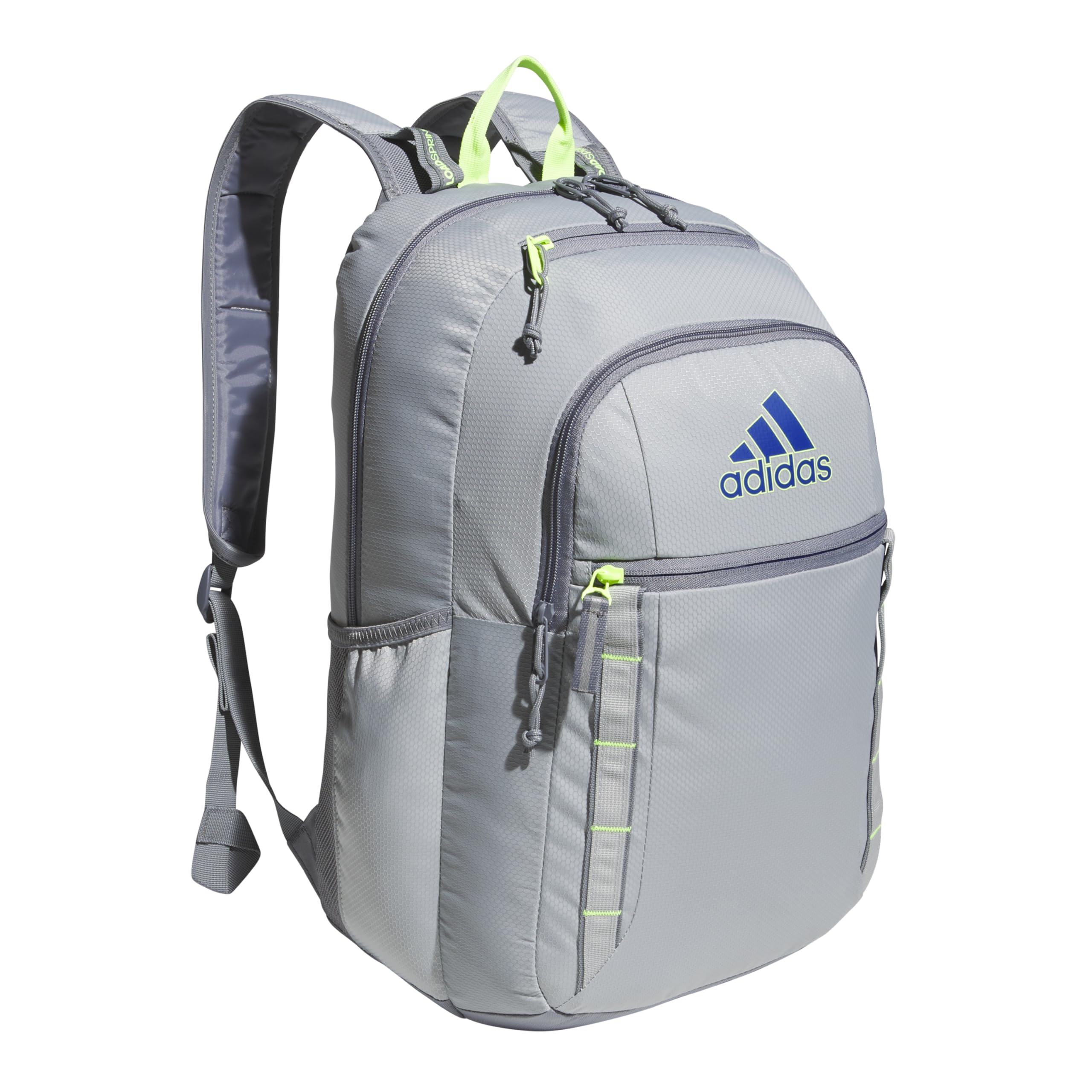 adidas Excel 7 School Backpack for Laptop, Gym and Travel, 34L, Twill White/Black/7.5, OSFA