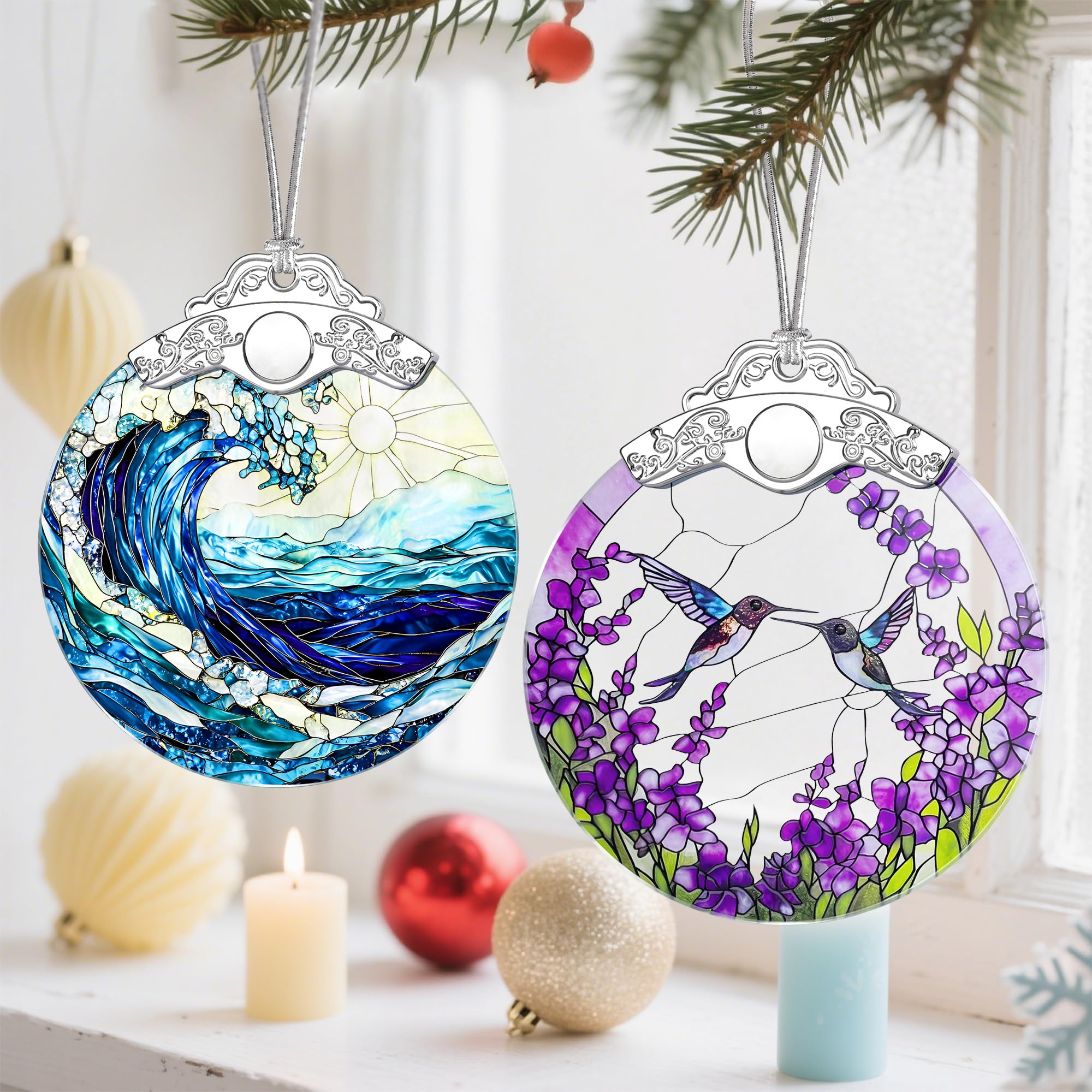 Christmas Ornaments, Christmas Tree Decorations, Keepsake Ornaments, Holiday Decor, Holiday & Xmas Gifts. Gifts for Plant Lovers & Nature Lovers - Nature Goddess-Theme