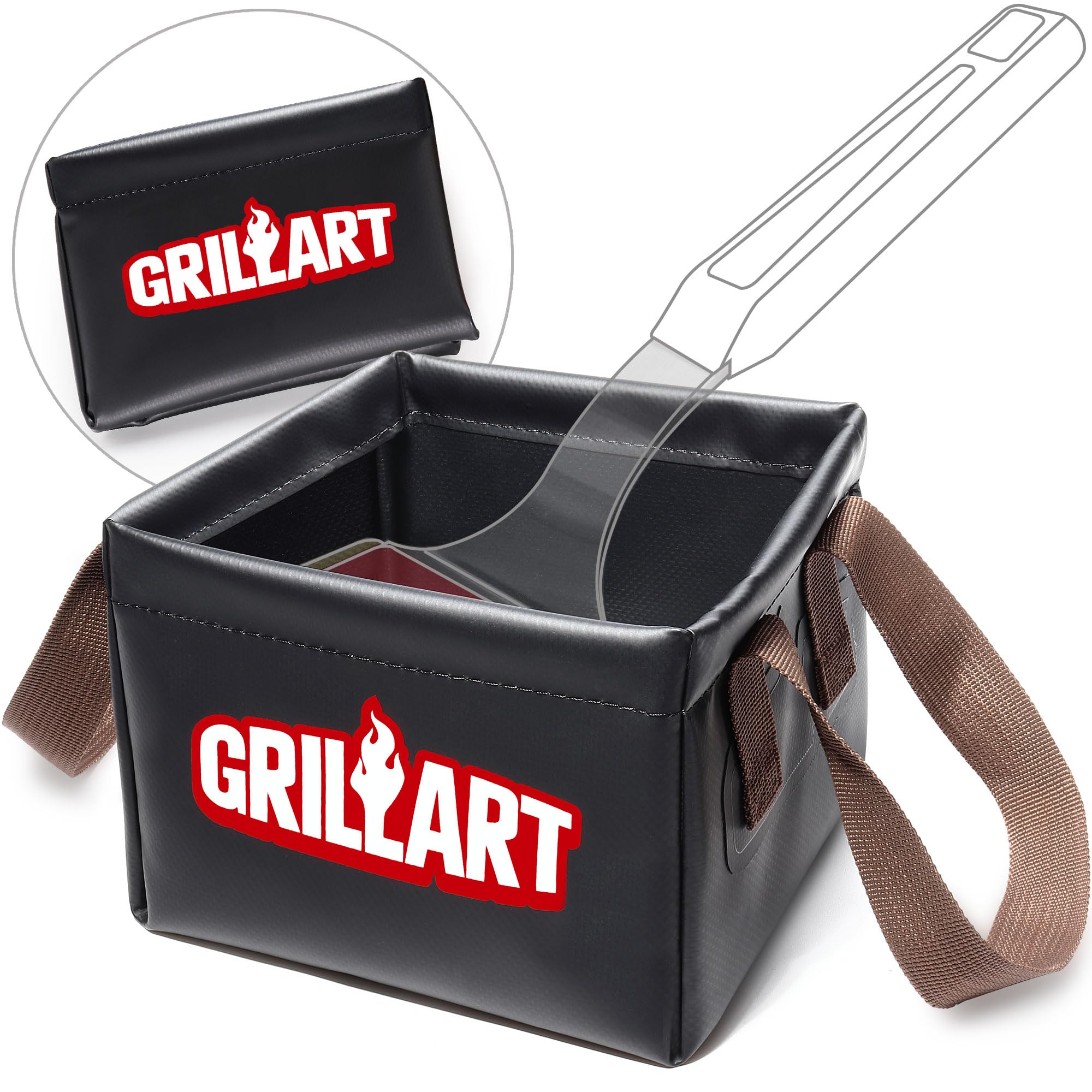 GRILLART Grill Brush Bristle Free, SteamWizards [Safe & Efficient] Grill Cleaner Brush for All Grill Grates, Replaceable Pad BBQ Grill Brush for Outdoor Grill, Grill Accessories, Gifts for Men/Dad