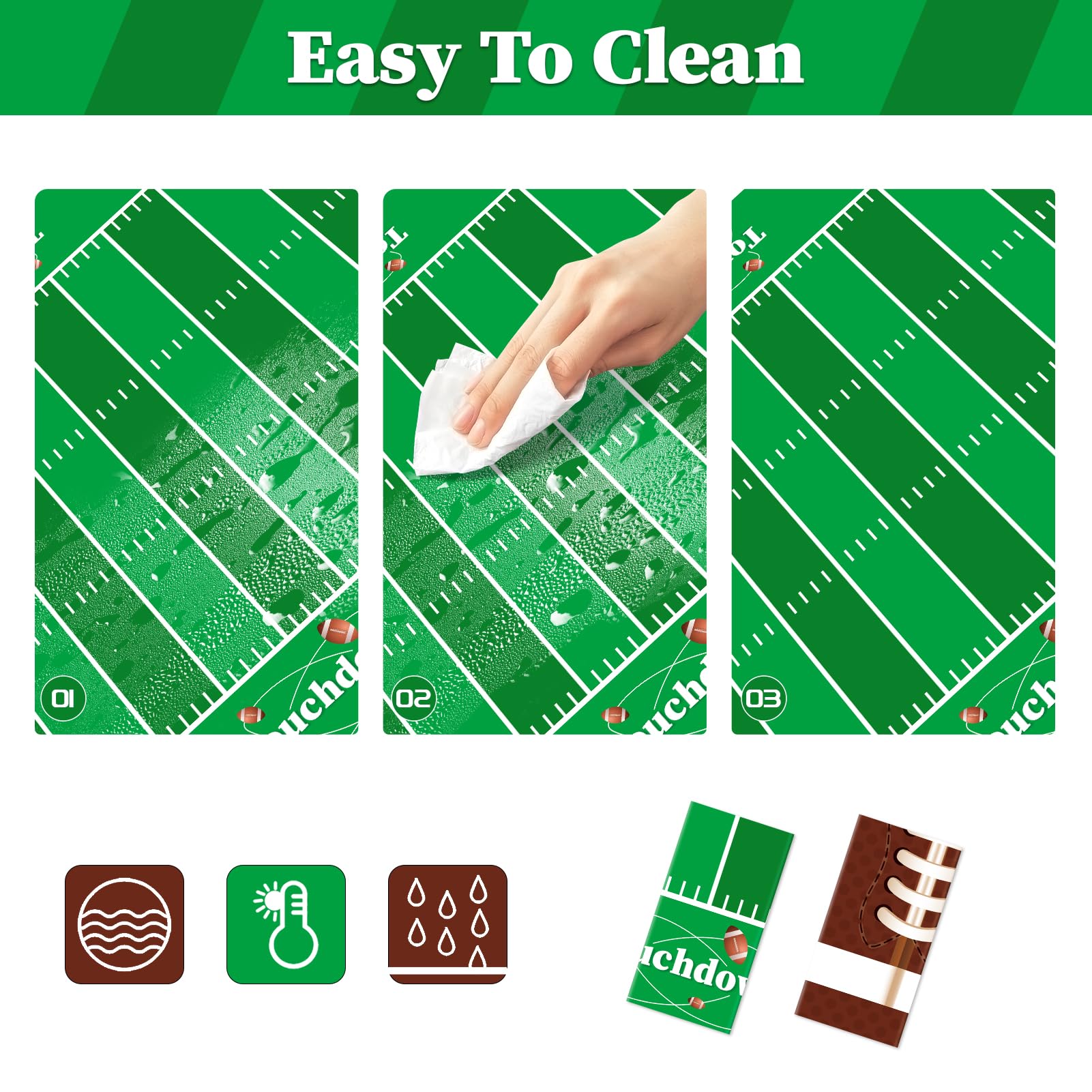 Childom 3 Pack St Patricks Day Decorations,St Patricks Day Table Cloths for Rectangle Tables,54" x 108" Disposable Plastic Tablecloths for St. Patrick's Day,Home,Kitchen,Picnic,Parties,Spring Decors