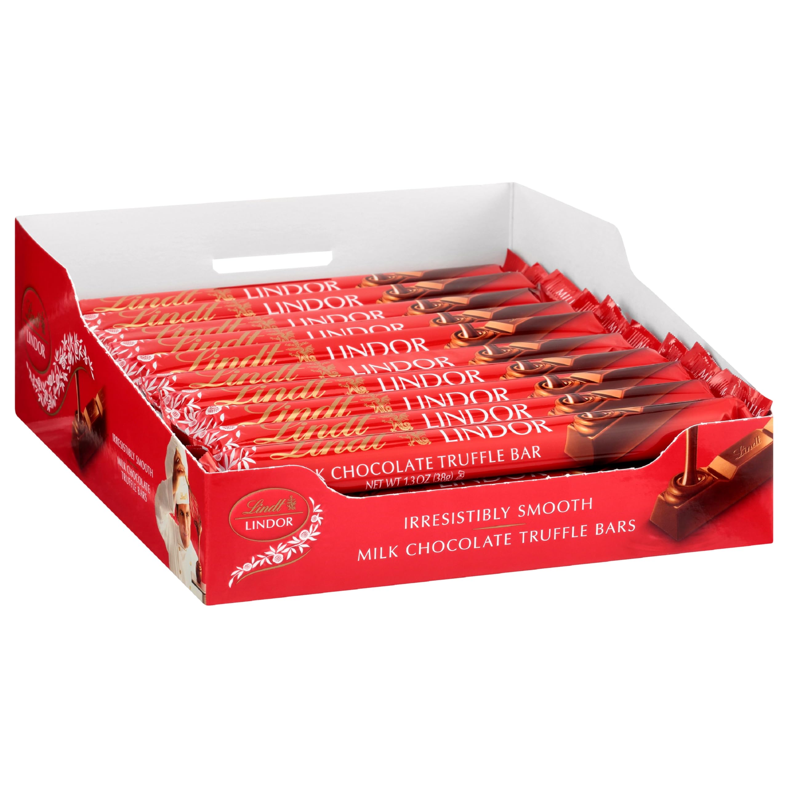 Lindt LINDOR Holiday Snickerdoodle White Chocolate Candy Truffles with Smooth, Melting Truffle Center, 8.5 oz. Bag
