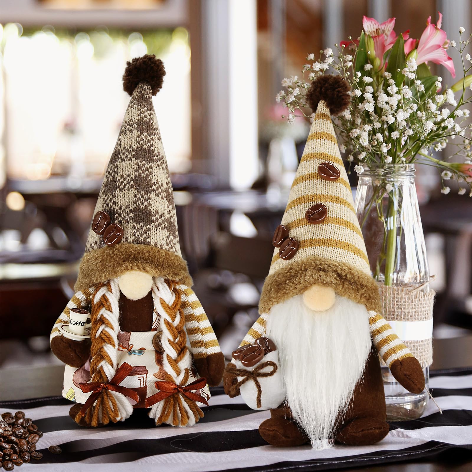 Valentines Day Decor - Valentines Day Decorations - Valentine Couple Gnomes Decorations for Home, Office - Valentine's Gifts for Her, Wife, Women, Girlfriend - Romantic Anniversary Vday Wedding Gift