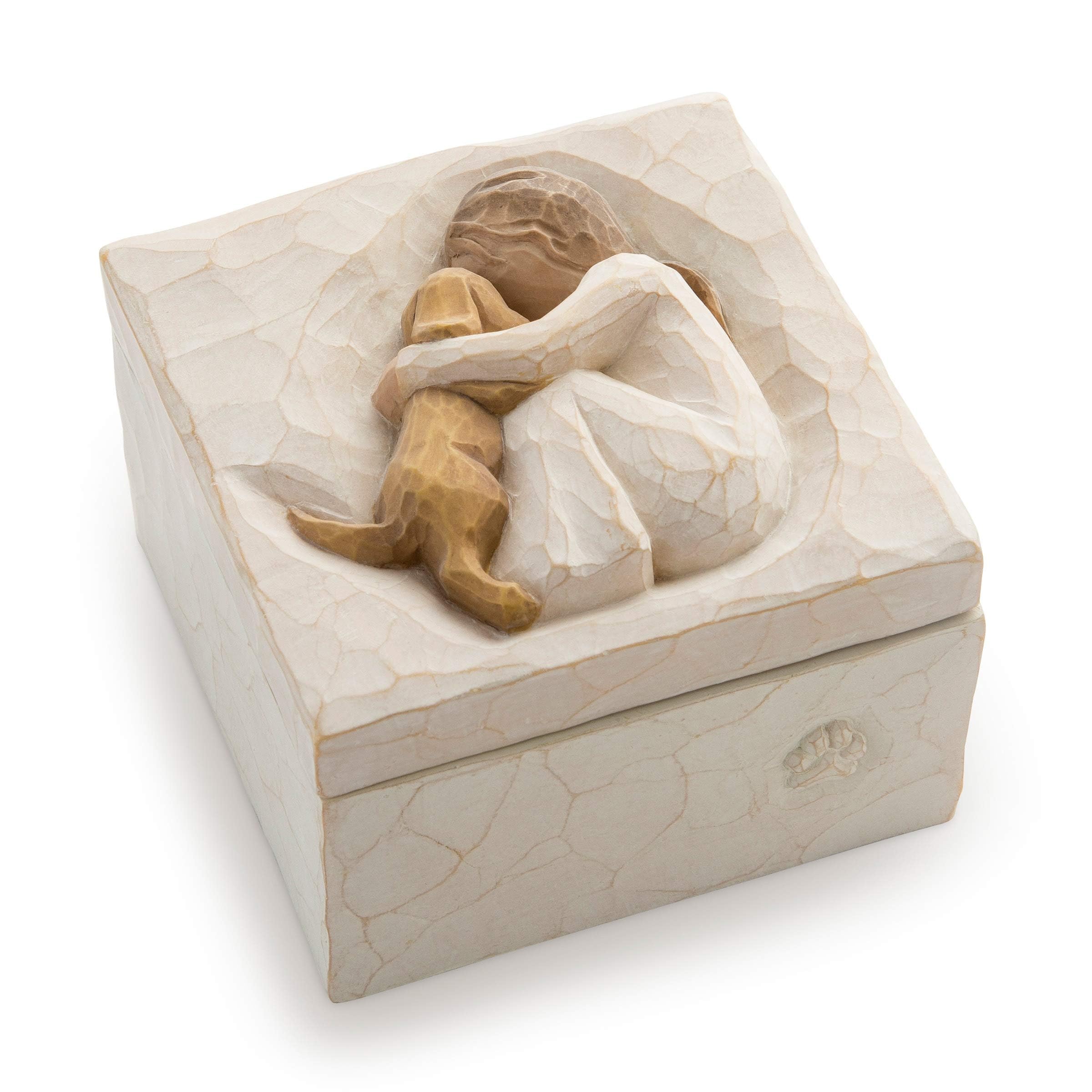 Willow Tree Grandmother, Love that Transcends the Years, Box for Jewelry and Treasures, Reminder of Those you Love who Call you Grandma, Sculpted Hand-Painted Keepsake Box