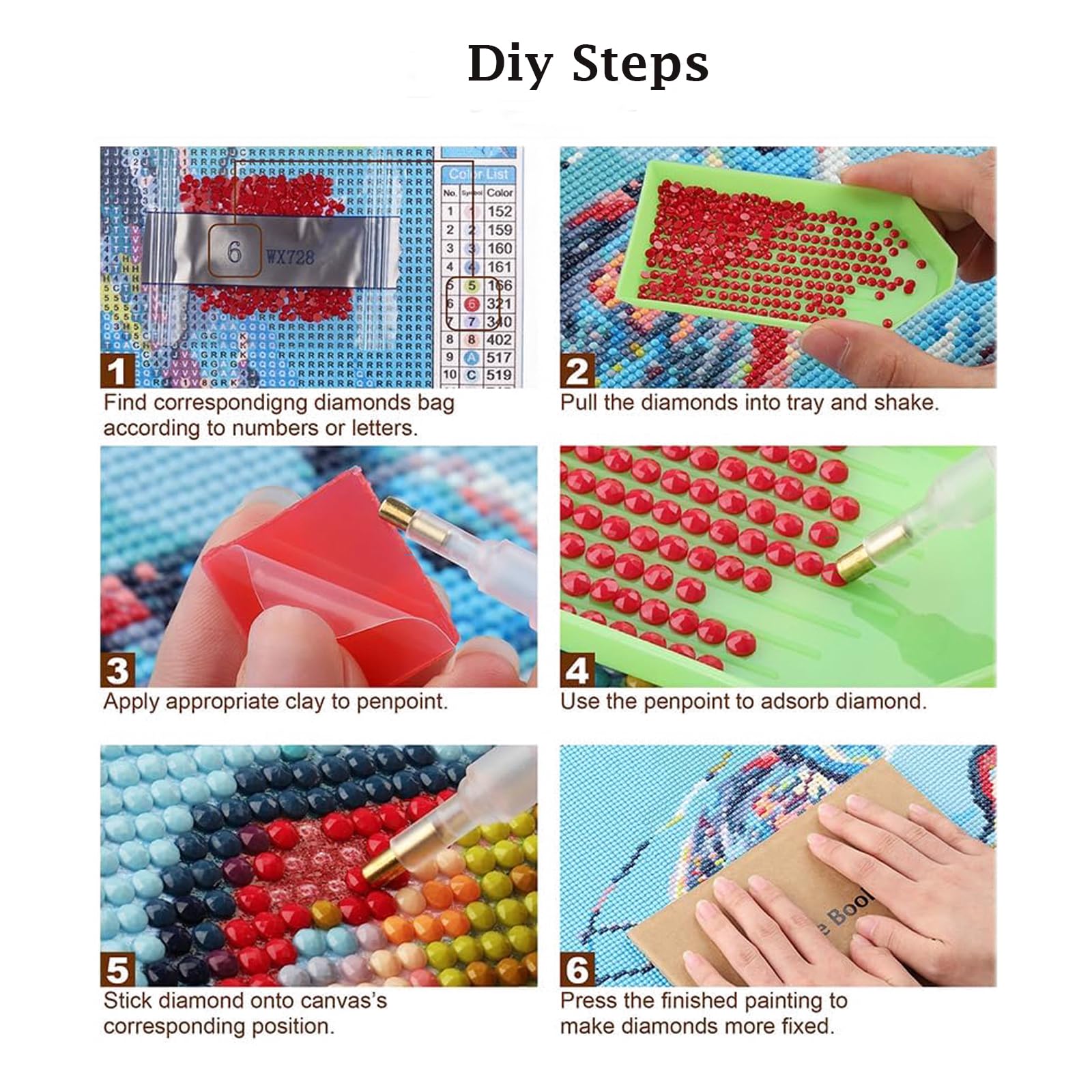 DIYDECORFUN Thanksgiving Turkey Diamond Painting Kits for Adults, 5D Fall Diamond Art Kits for Beginners, Full Round Drill Diamond Dot Painting Gem Art Kits,Home Wall Decor 13.8x13.8 Inch
