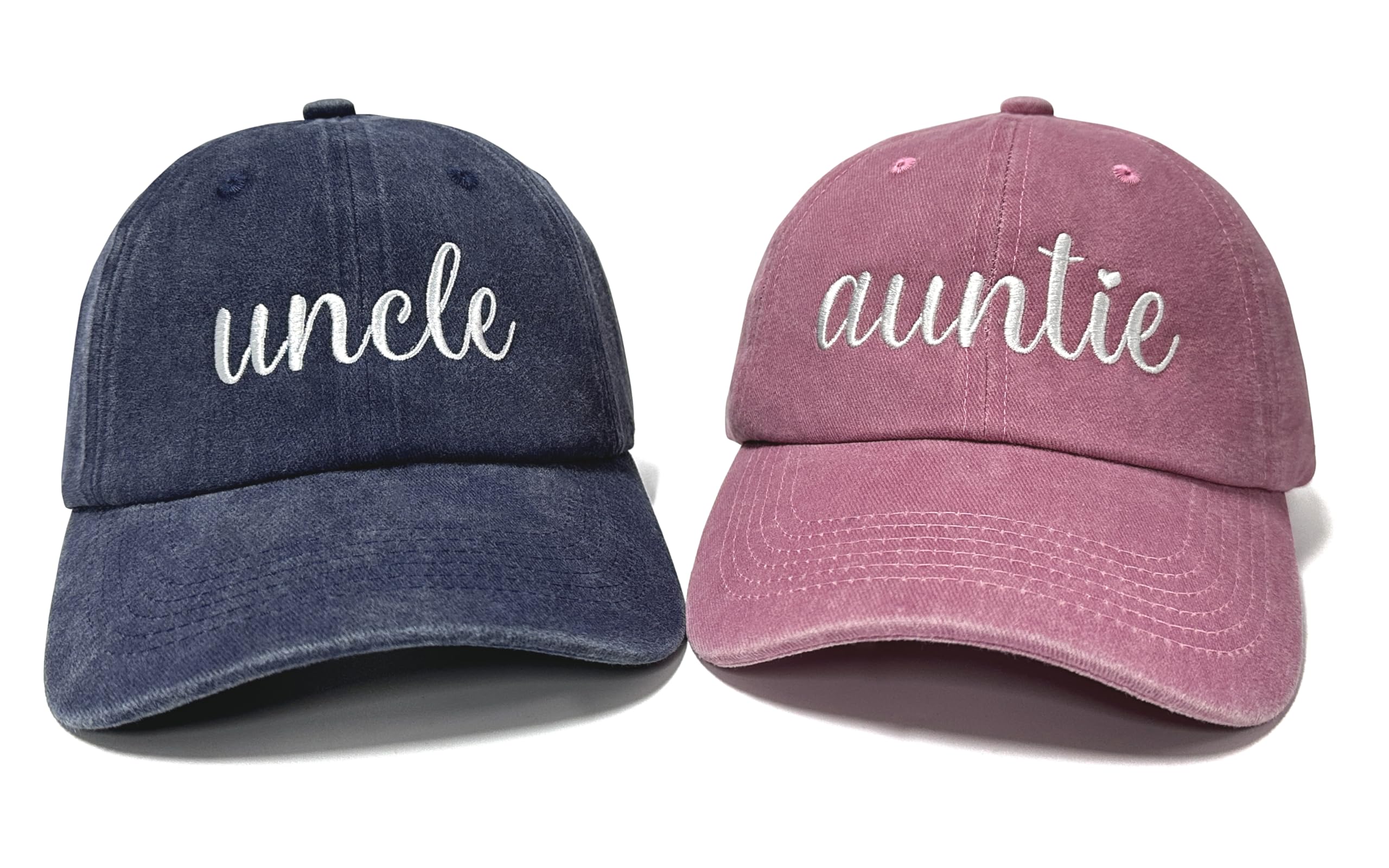 Embroidered Hats for Uncle Auntie Grandpa Grandma Mama Mini
